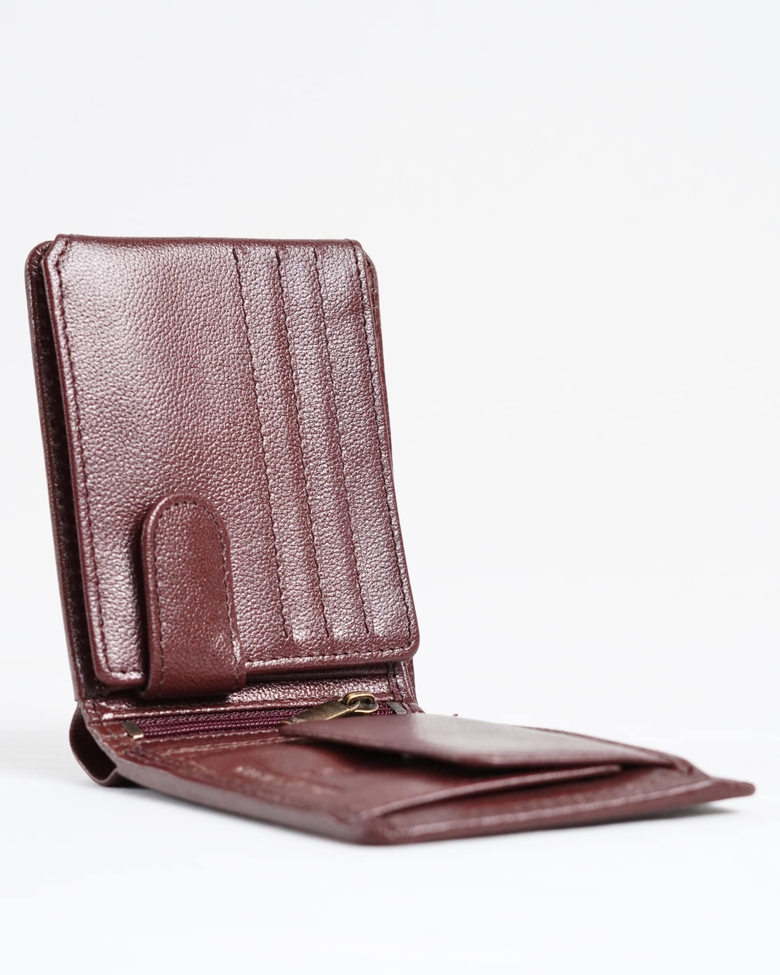 Cambridge Men’s Original Leather Wallet (Elite Brown) - Image 3