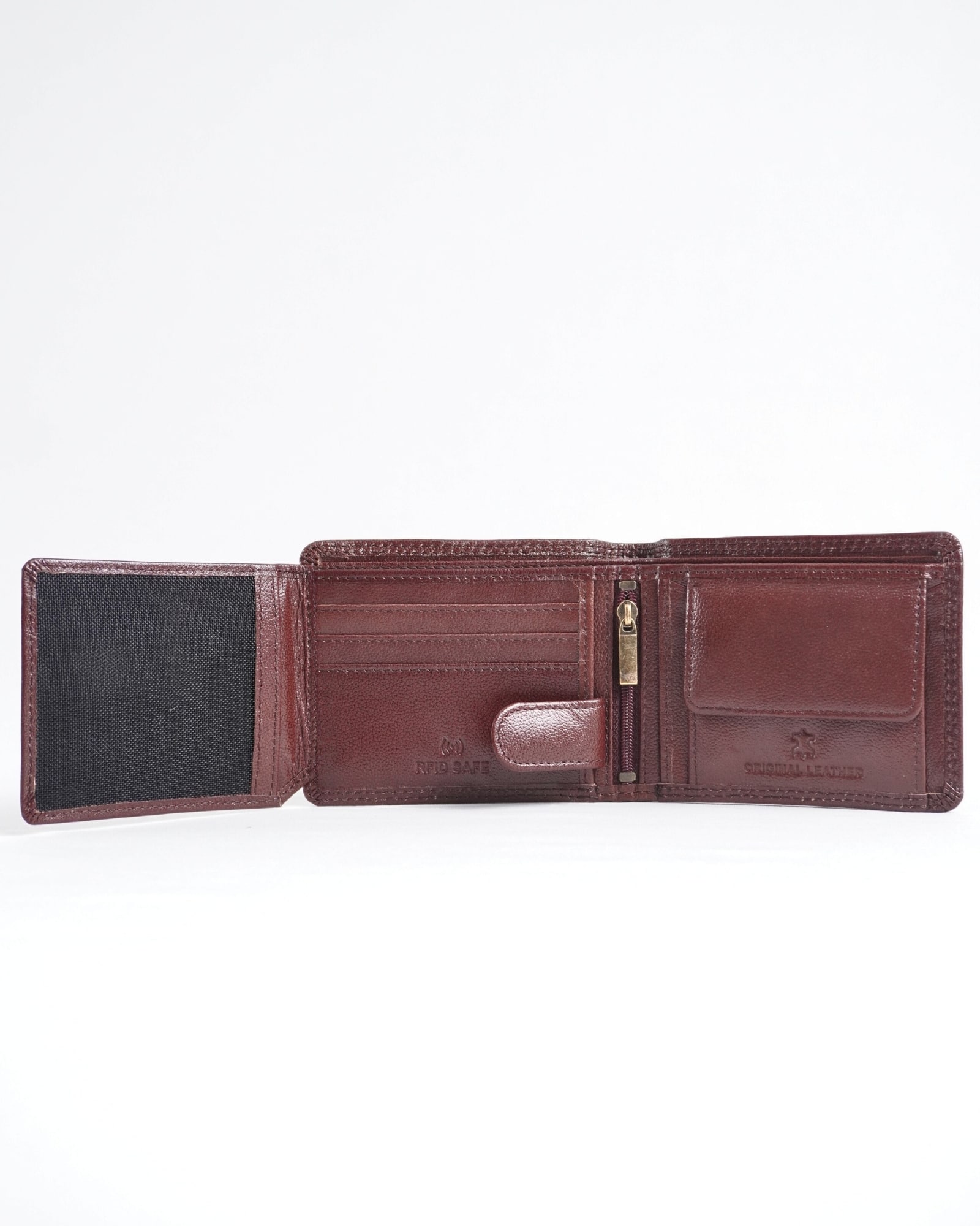 Cambridge Men’s Original Leather Wallet (Elite Brown) - Image 5