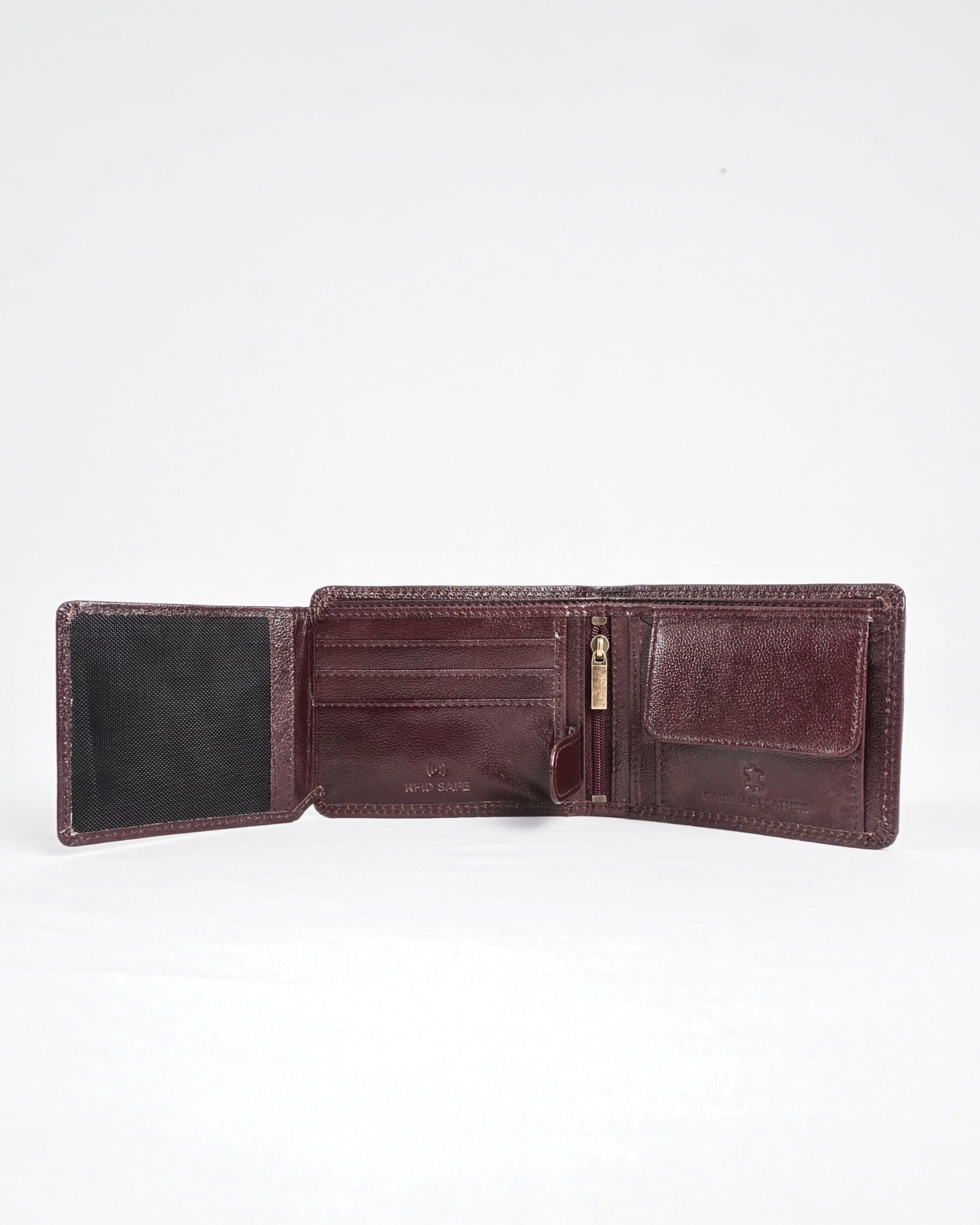 Cambridge Men’s Original Leather Wallet (Elite Cherry) - Image 4