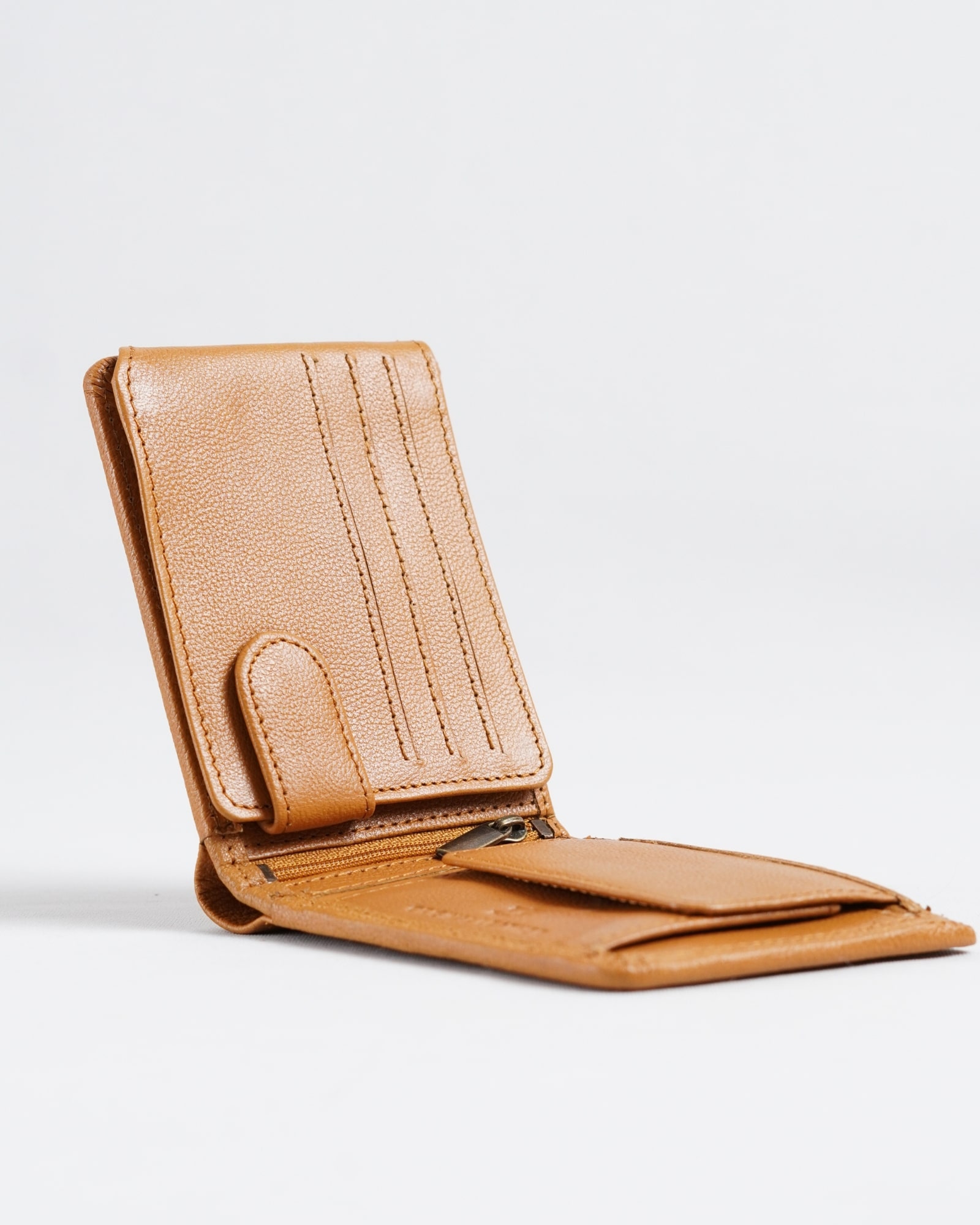 Cambridge - Men’s Original Leather Wallet - Rich Tan (Lion) - Image 7