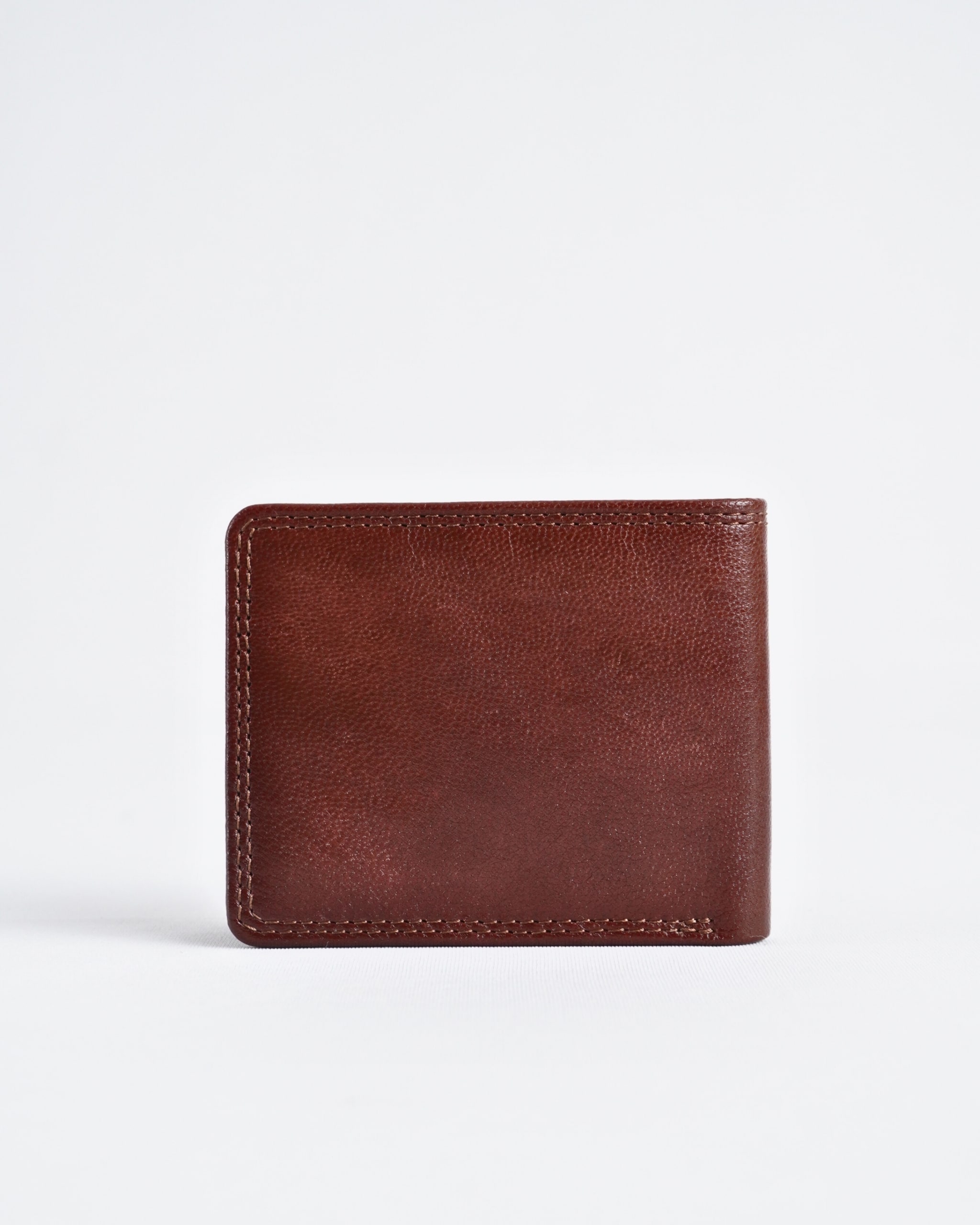 Conway (Sleek Series) -  Men’s Original Leather Wallet (Rich Brown) - Image 5