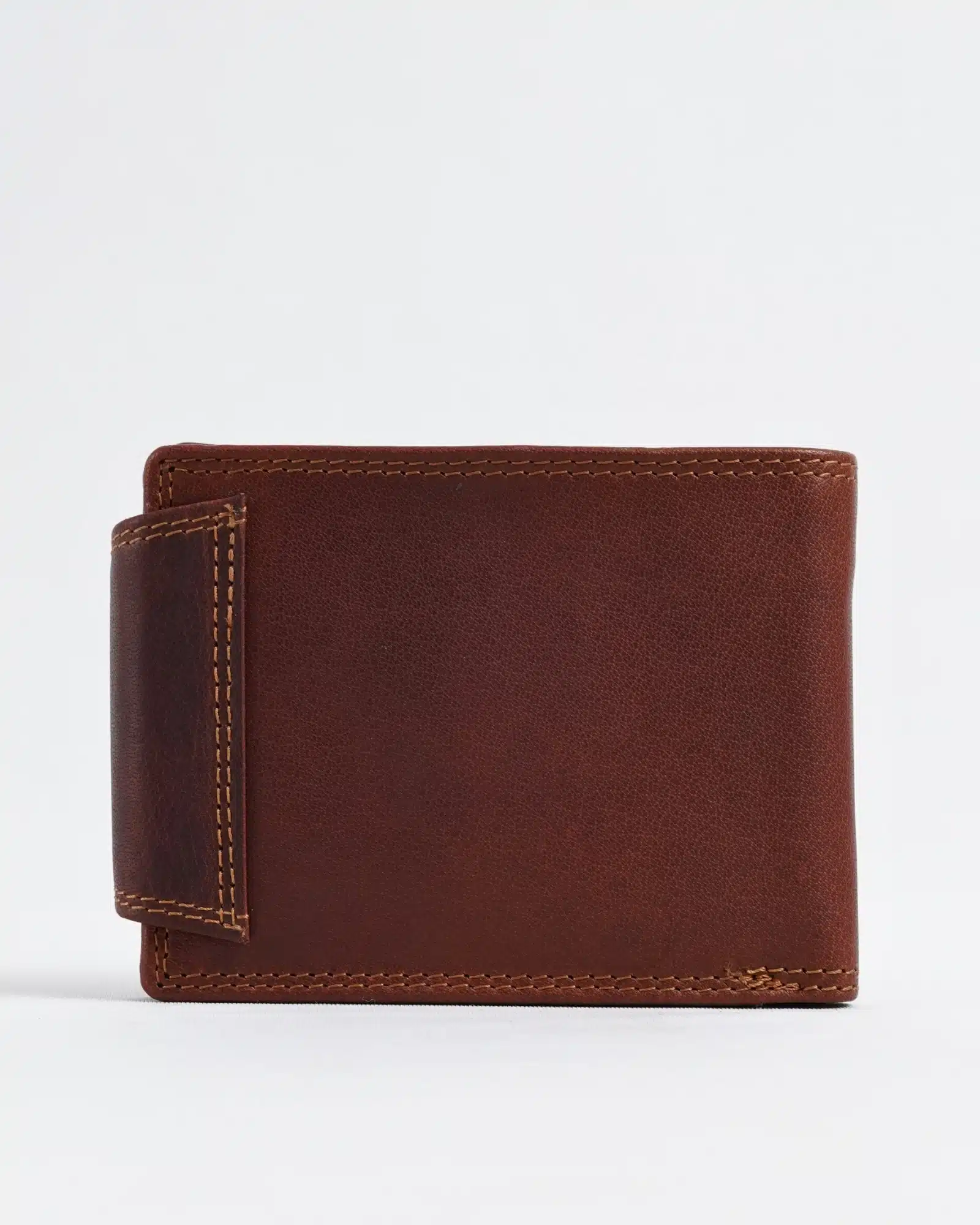 Derby - Men’s Original Leather Wallet (Vintage Brown) - Image 4