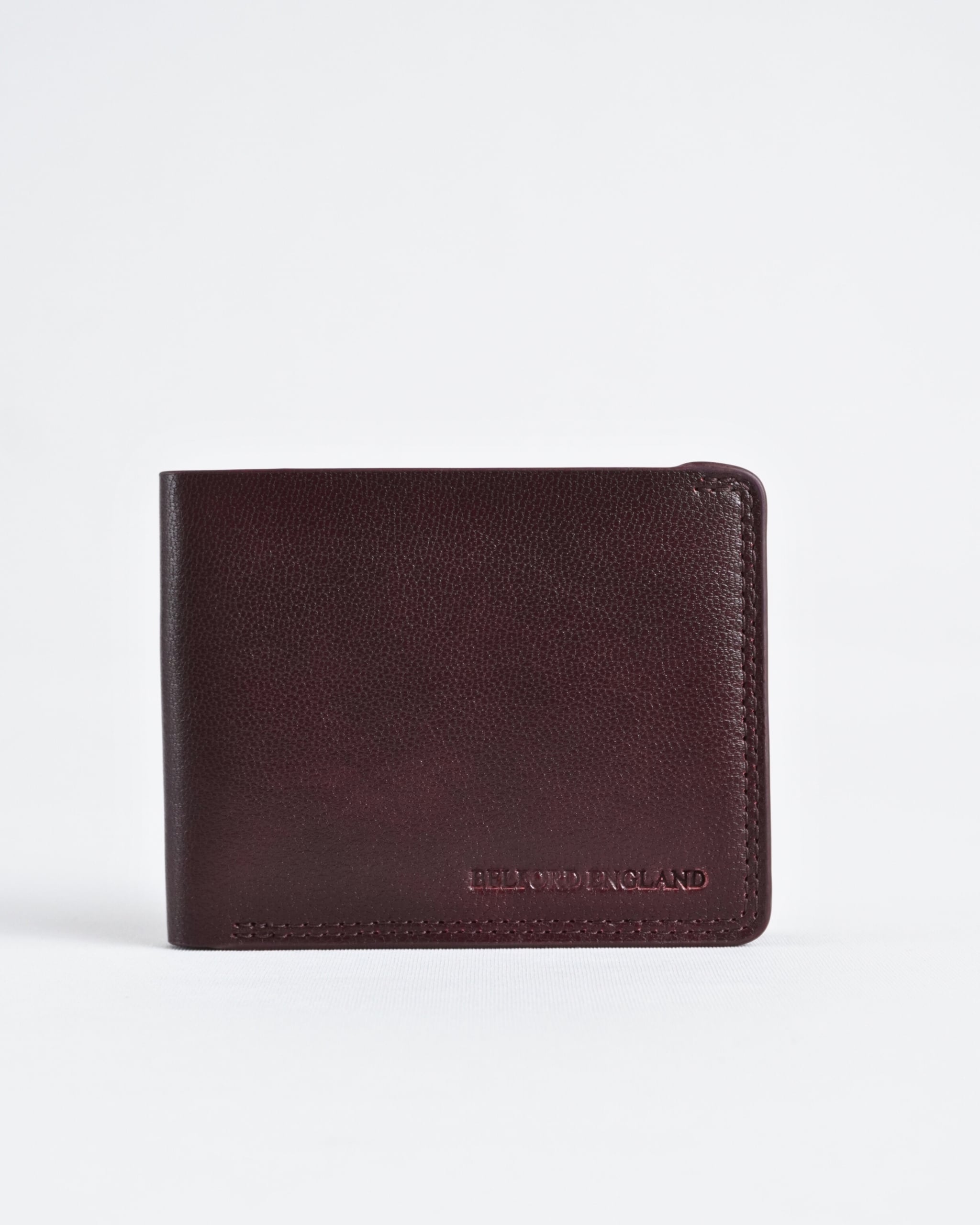 Heritage (Sleek Series) - Men’s Original Leather Wallet - Cherry - Image 4