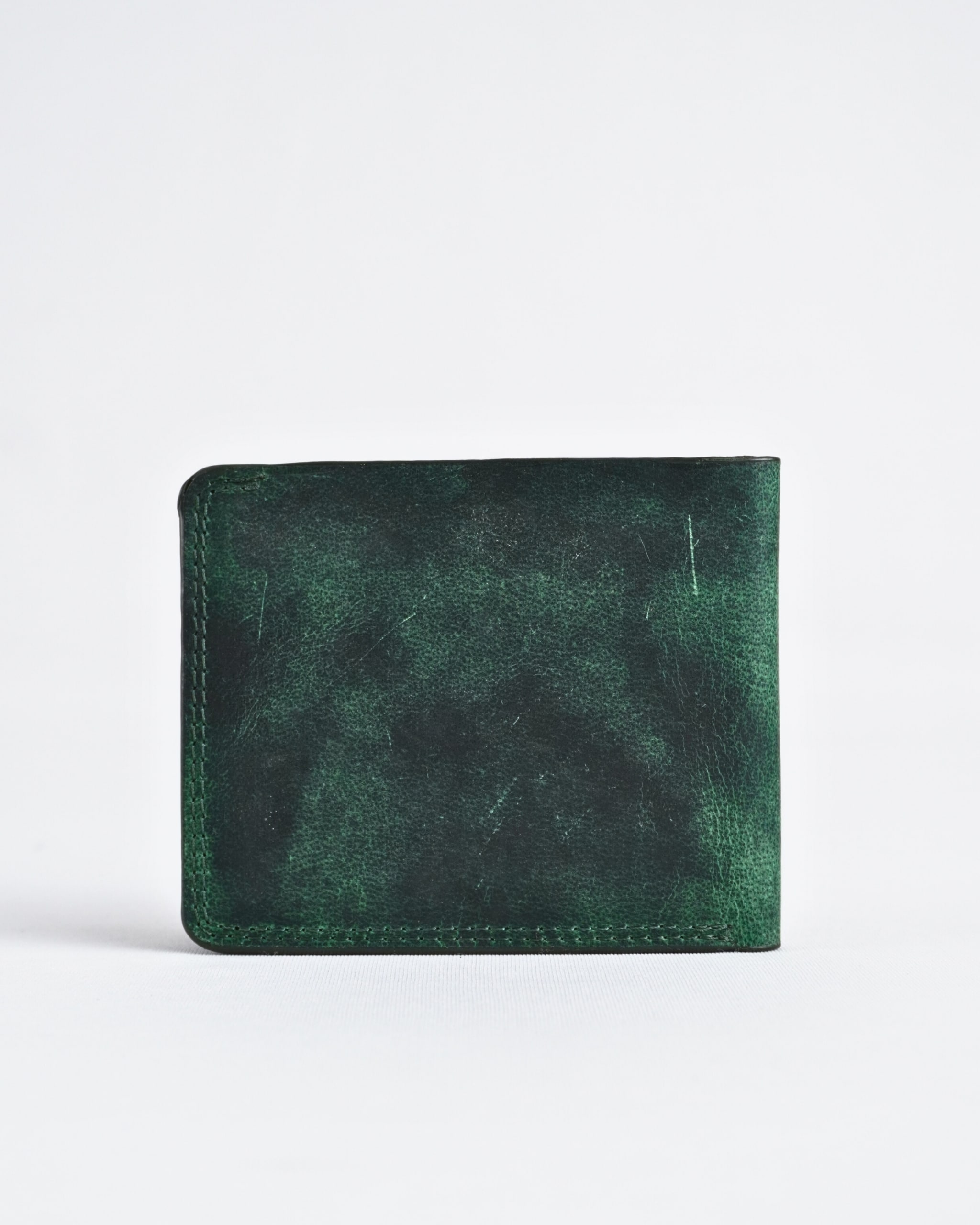 Heritage (Sleek Series) - Men’s Original Leather Wallet - Green - Image 9
