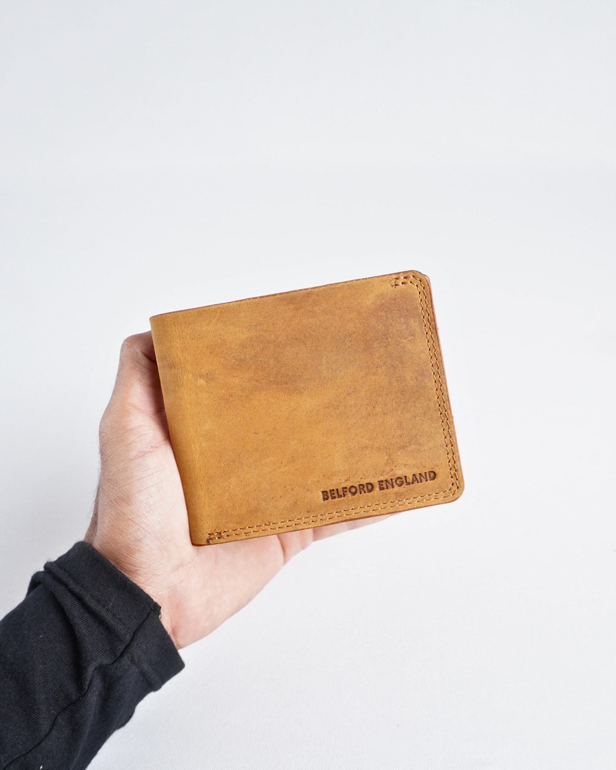 Heritage (Sleek Series) - Men’s Original Leather Wallet - Saddle