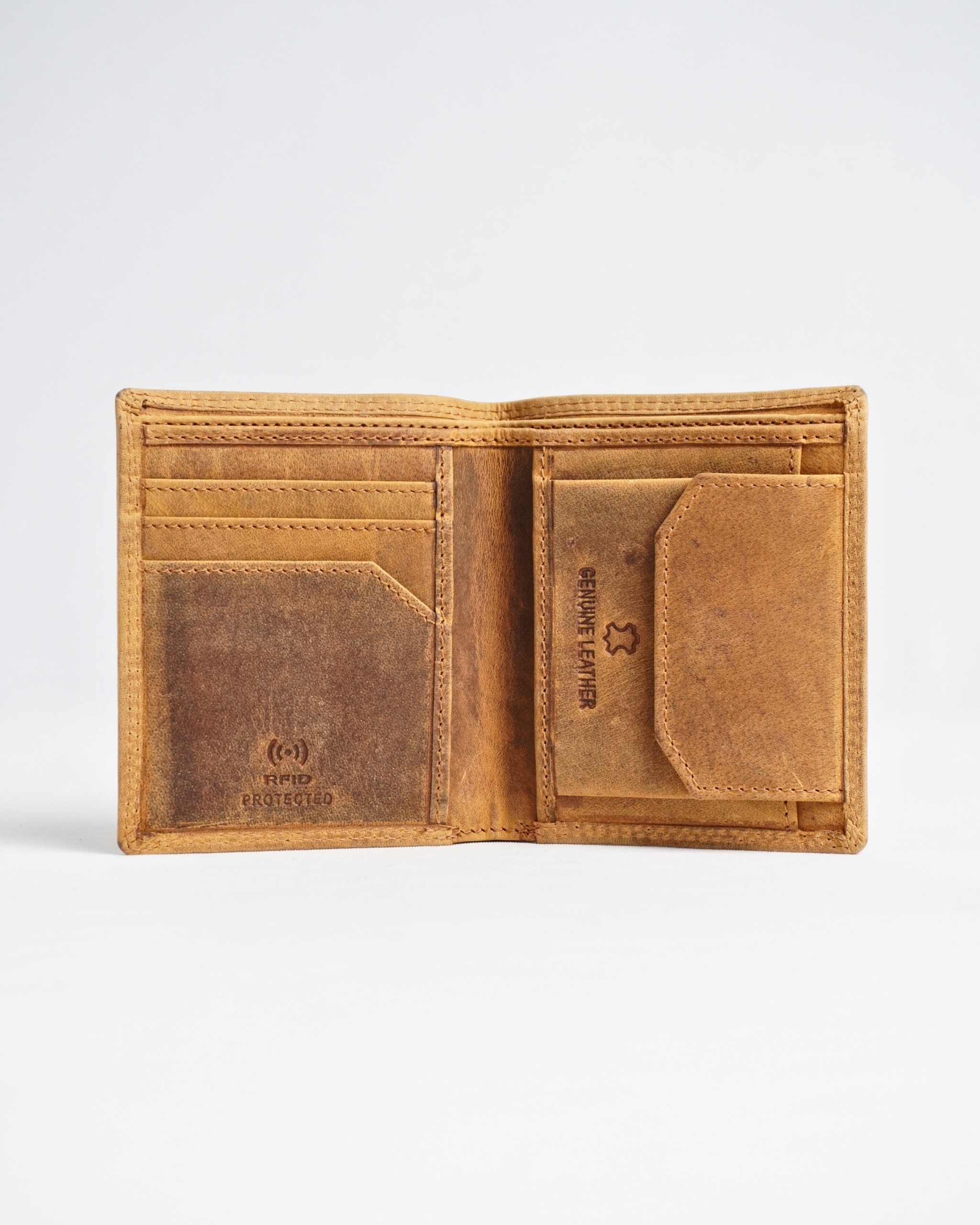 Hyde Men’s Original Leather Wallet (Rugged Tan)