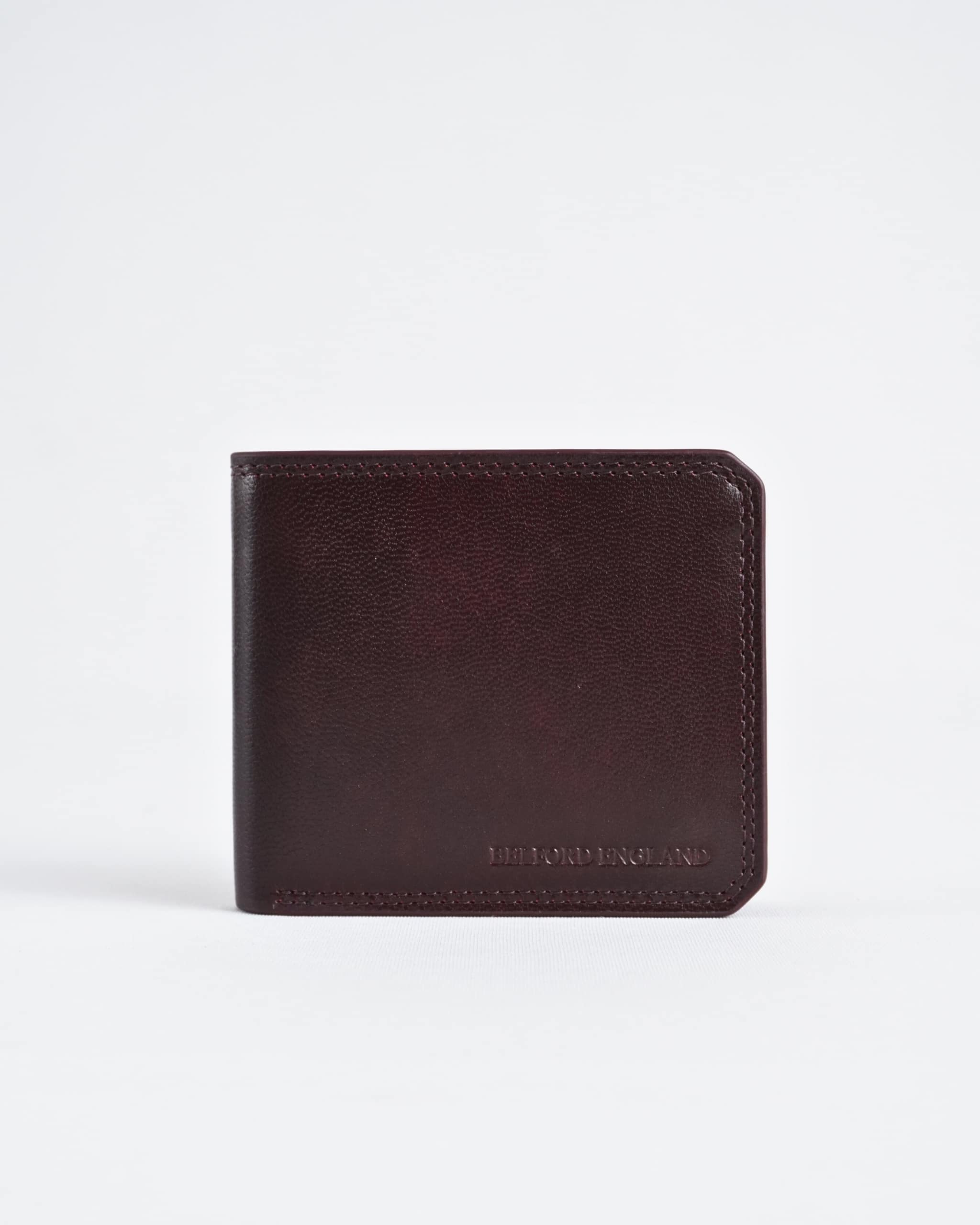 LiverPool (Sleek Series) -  Men’s Original Leather Wallet (Cherry) - Image 9