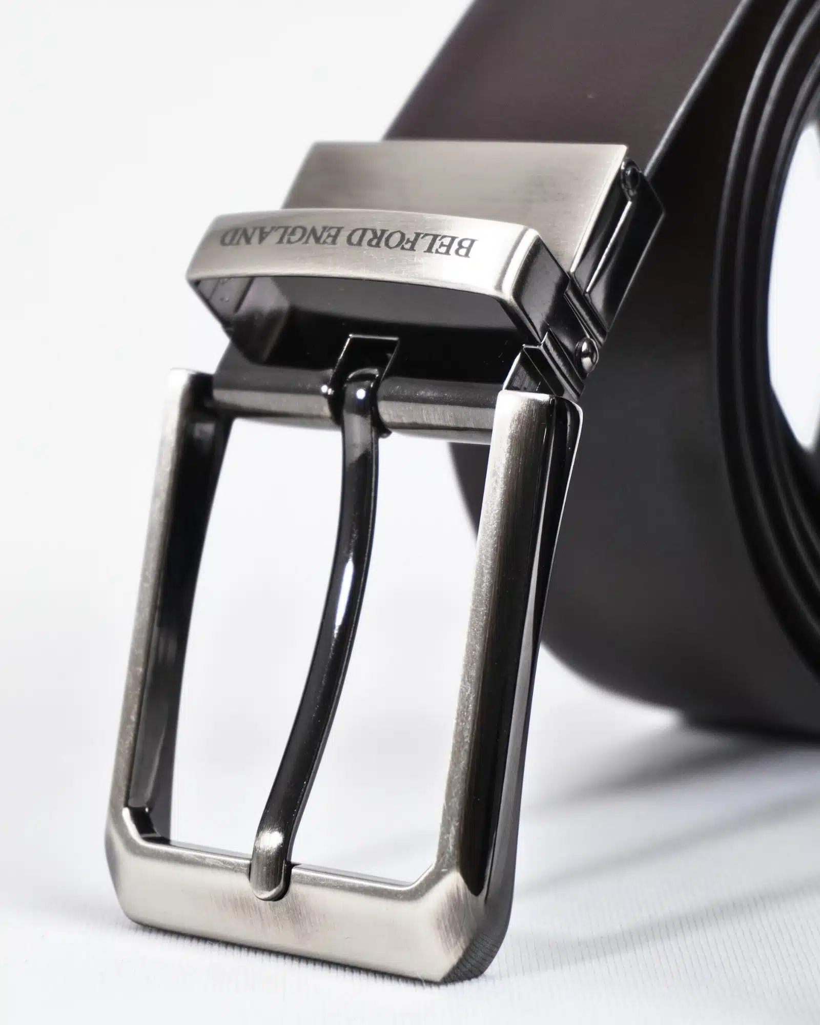 Mexico - Men's Original Leather Belt  Reversible (Classic Black & Brown) - 28-44 - Image 8