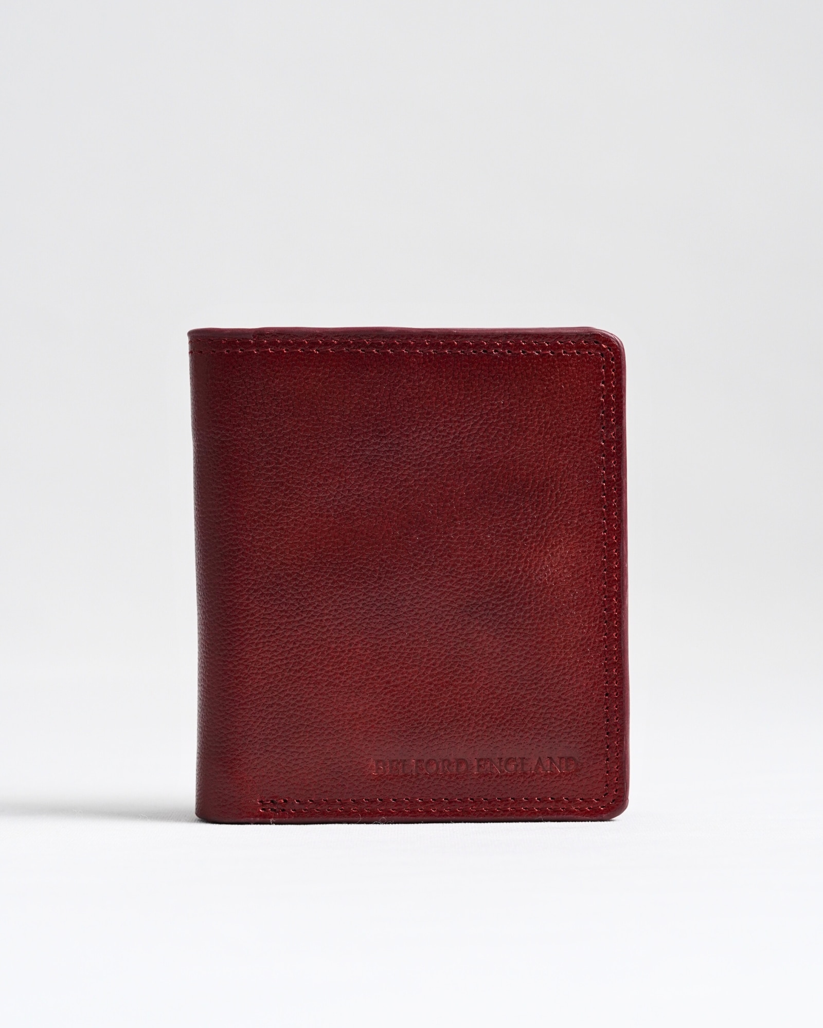 Aubrey - Men’s Original Leather Wallet (Executive Series) - Brown and Cherry Blend - Image 3