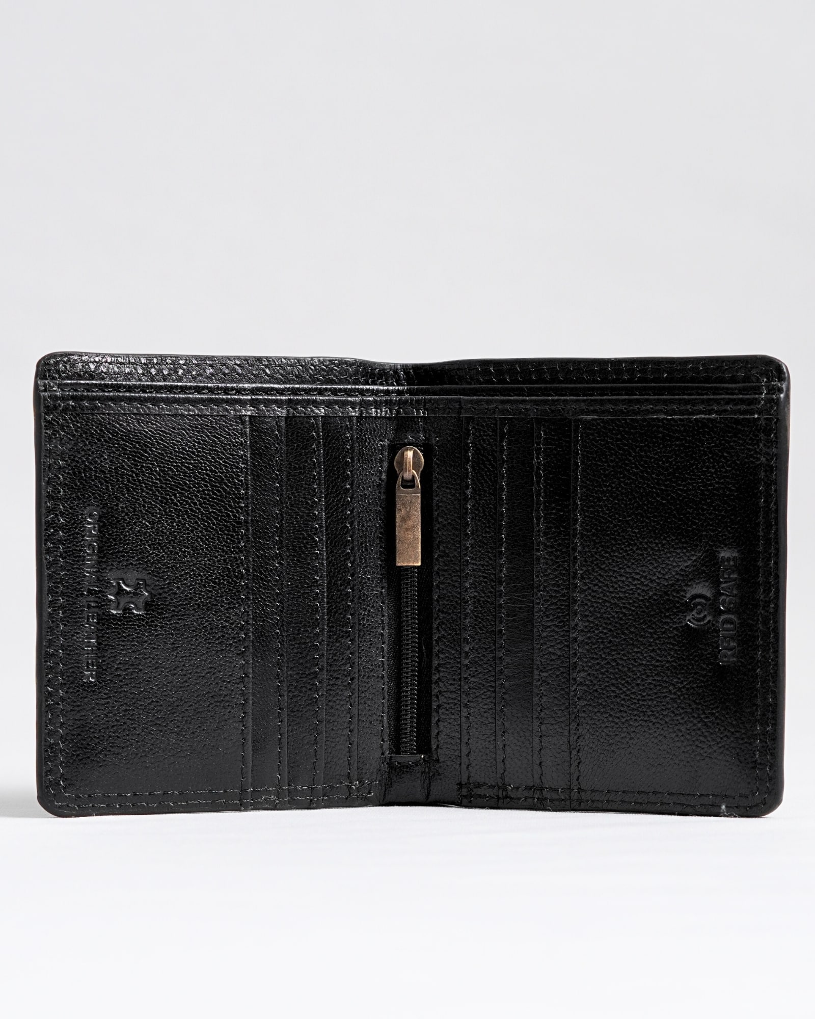 Aubrey - Men’s Original Leather Wallet (Executive Series) - Jet Black