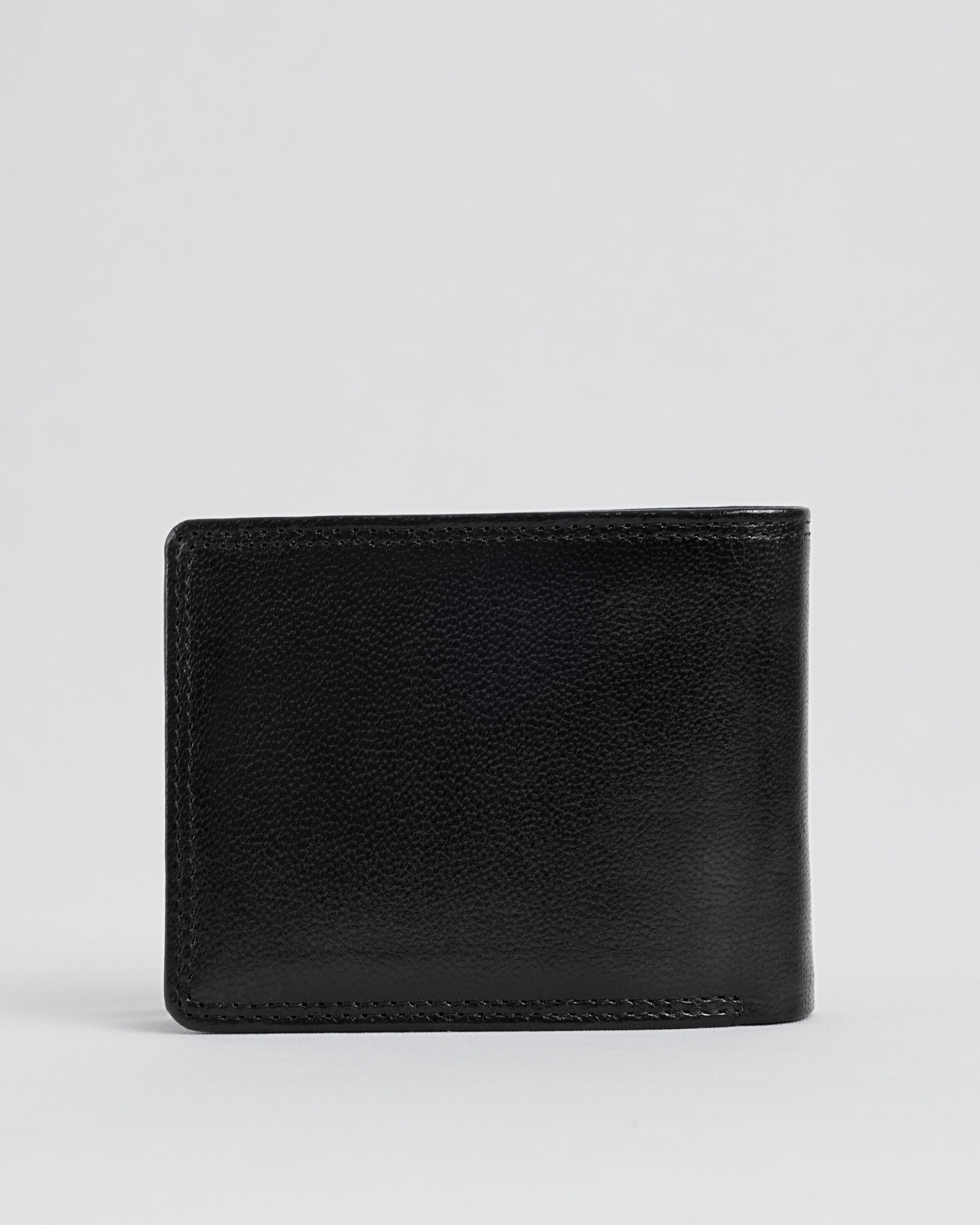 Harvard Men’s Original Leather Wallet (Jet Black) - Image 8