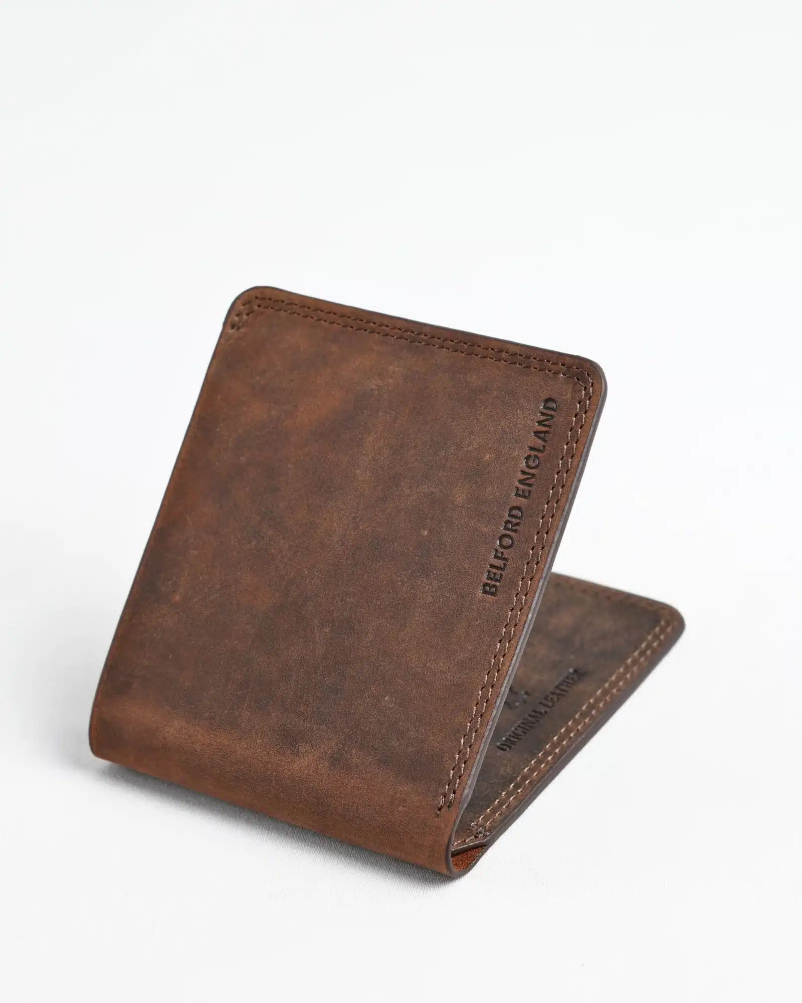 Heritage - Men’s Original Leather Wallet (Rugged Brown) - Image 2