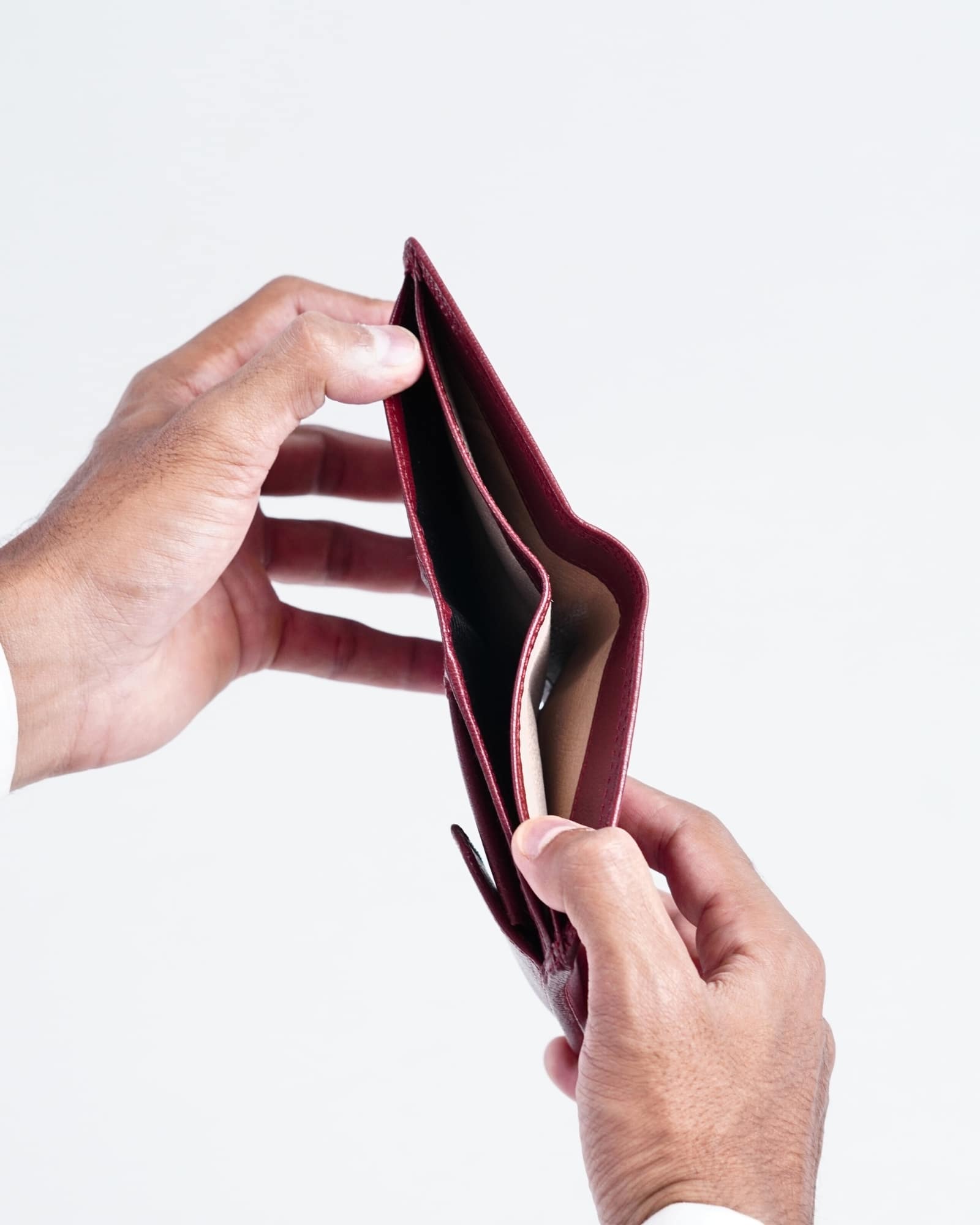 Hyde  Men’s Original Leather Wallet (Brown & Cherry Blend) - Image 5