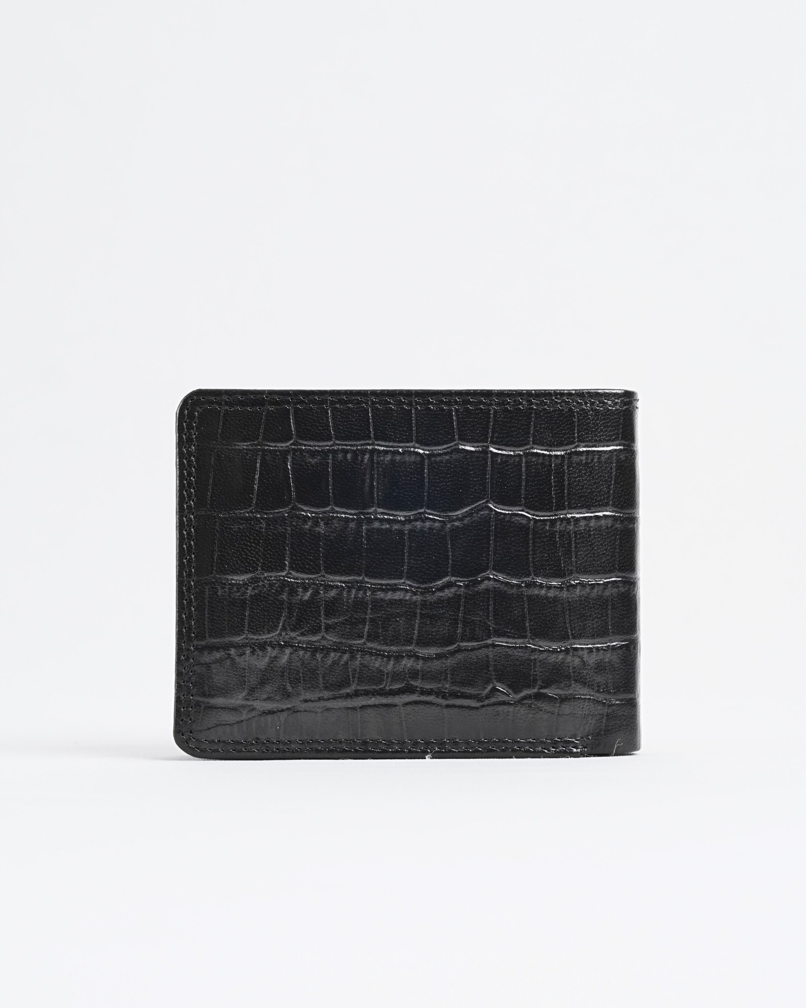 Tanner Men’s Original Leather Wallet ( Croco Black) - Image 5