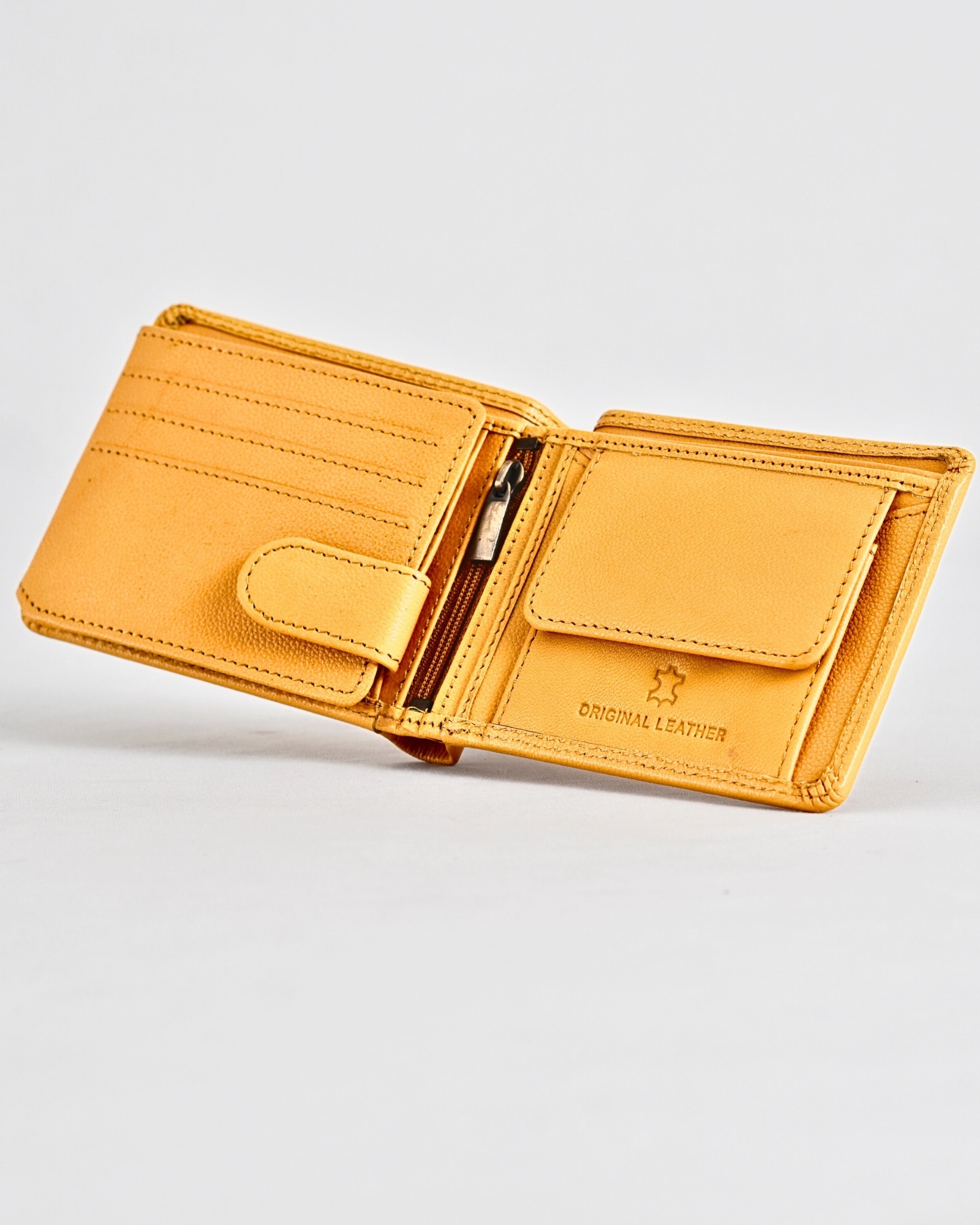 Cambridge (Limited Edition) Men’s Original Leather Wallet - Rich Tan - Image 5