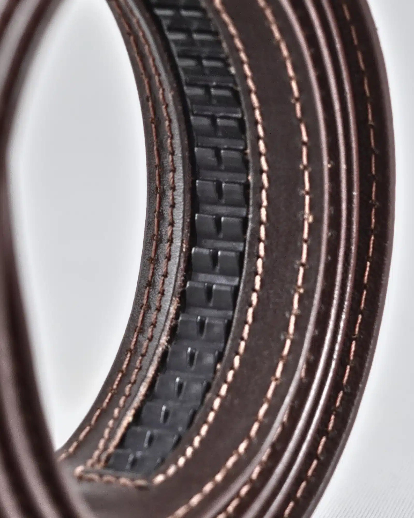 Oxford Men's Original Leather Belt  (Croco Brown) - 28-44 - Image 5