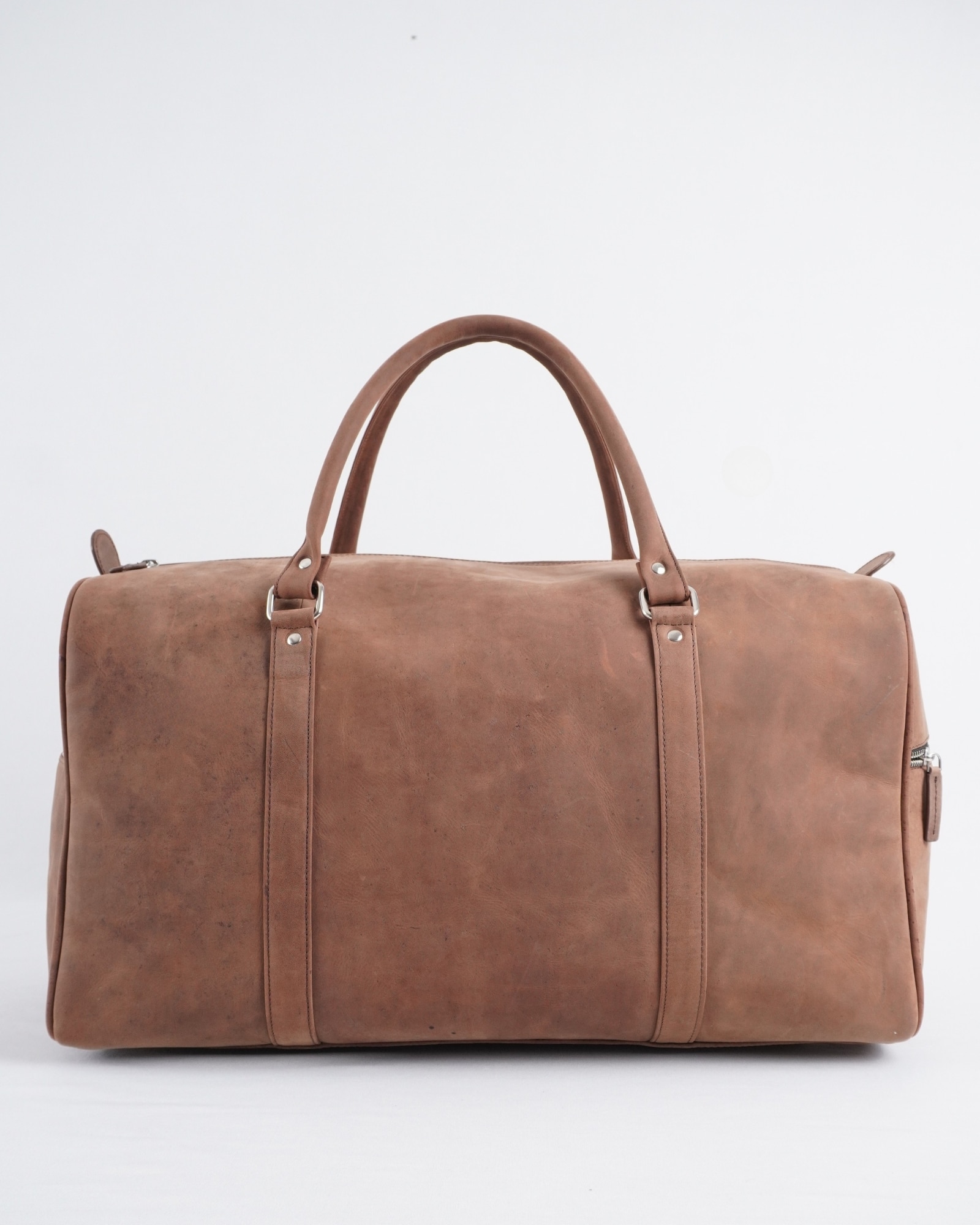 Classic Traveller - Original Leather Travel Bag (Rugged Brown) - Image 4