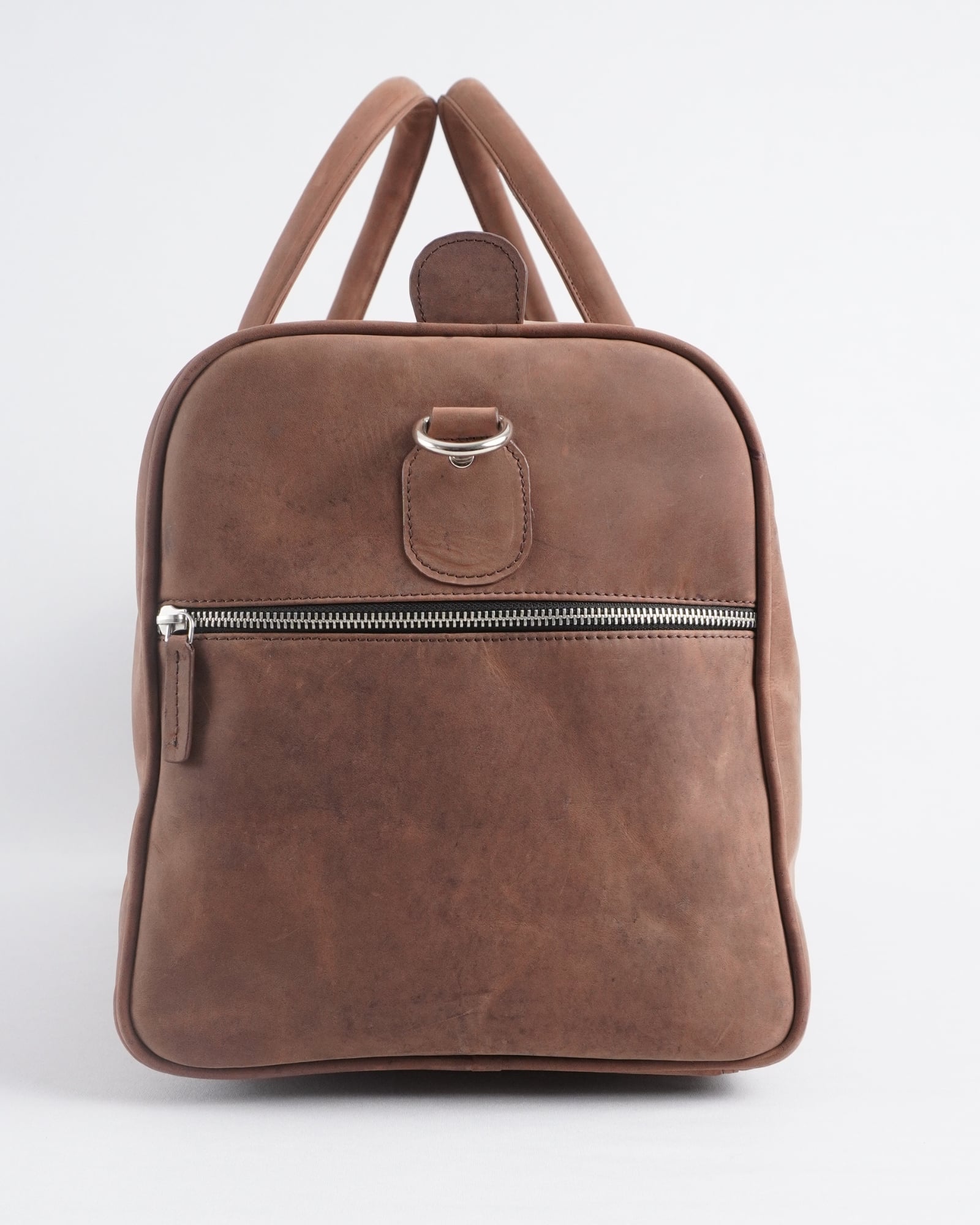 Classic Traveller - Original Leather Travel Bag (Rugged Brown) - Image 6
