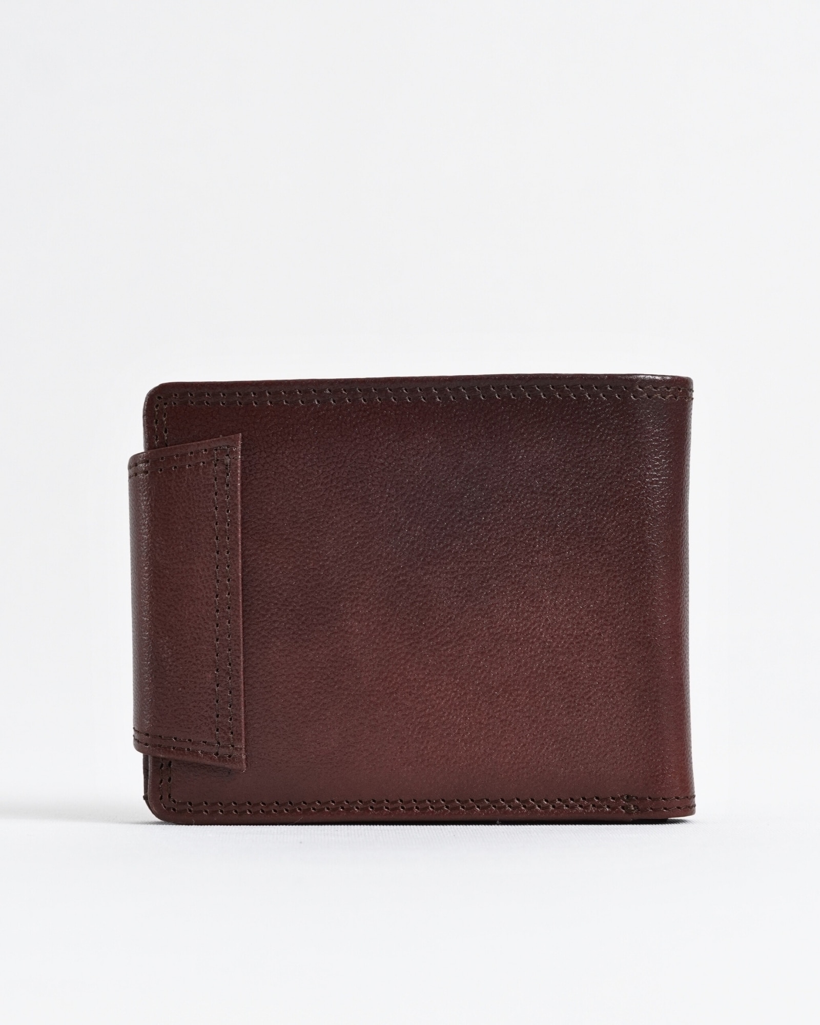 Derby - Men’s Original Leather Wallet (Rich Brown) - Image 2