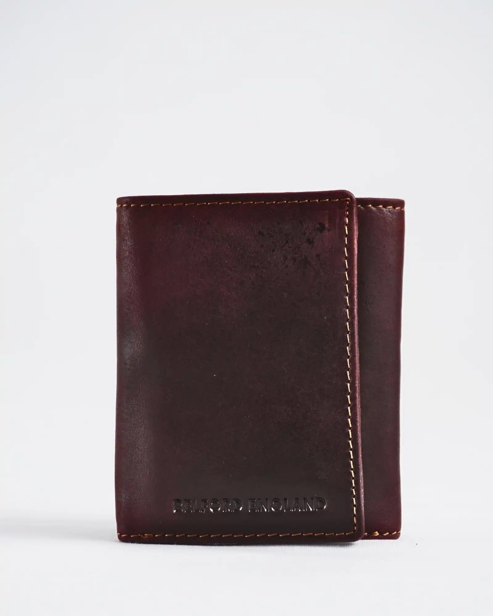 Dublin - Men’s Original Leather Trifold Wallet (Vintage Brown)