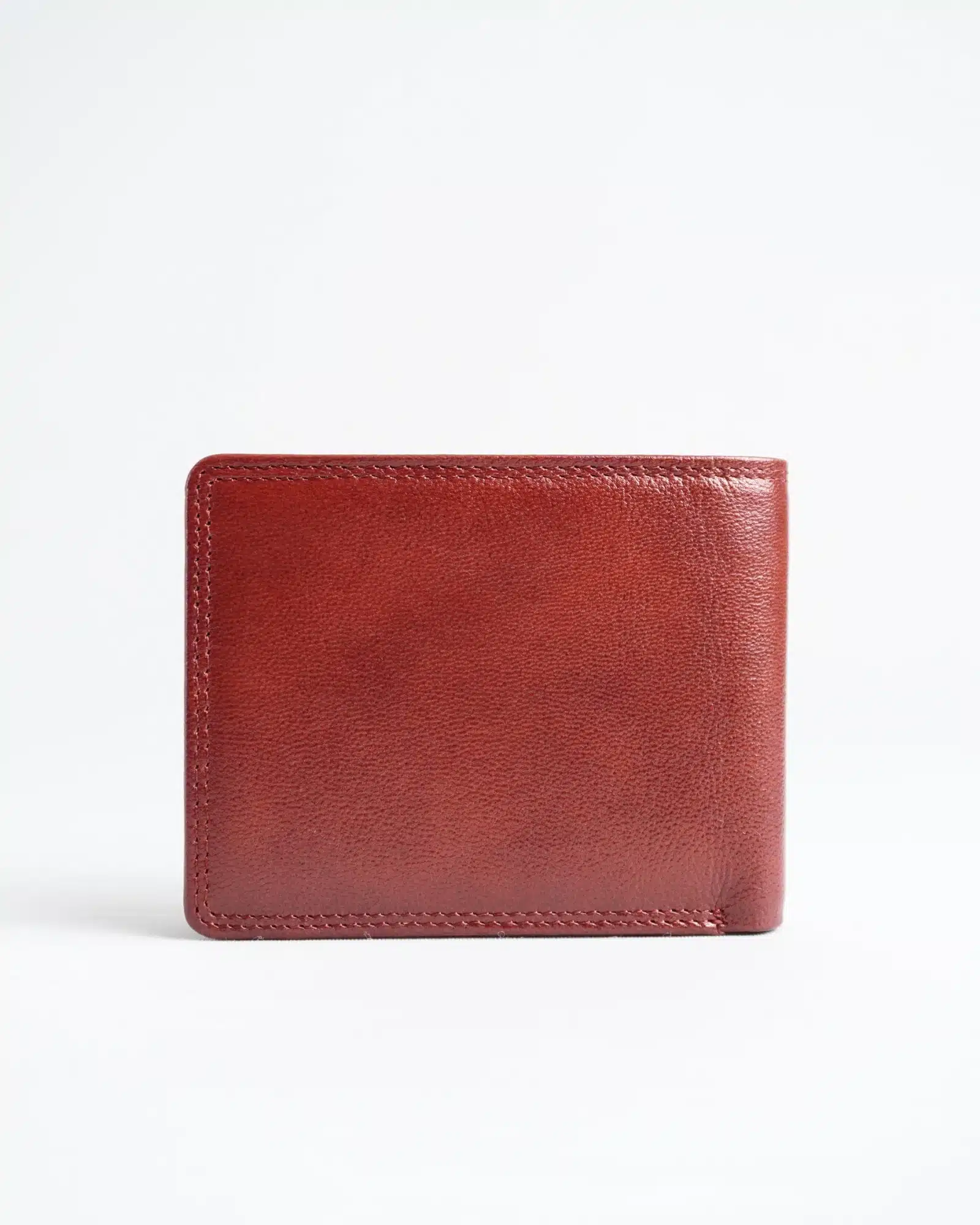 Helston Men’s Original Leather Wallet (Cherry & Brown Blend ) - Image 5