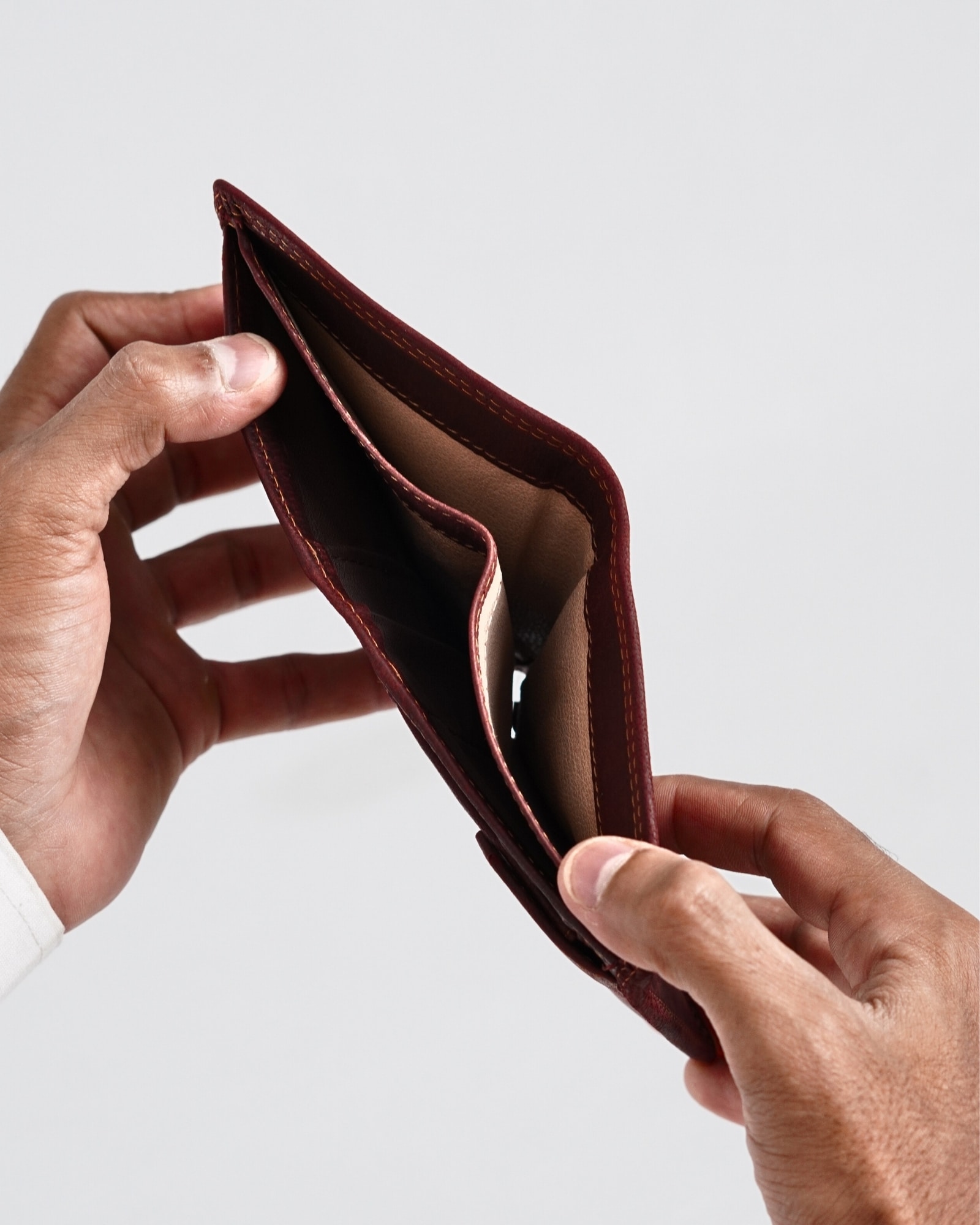 Hyde  Men’s Original Leather Wallet (Vintage Brown) - Image 4