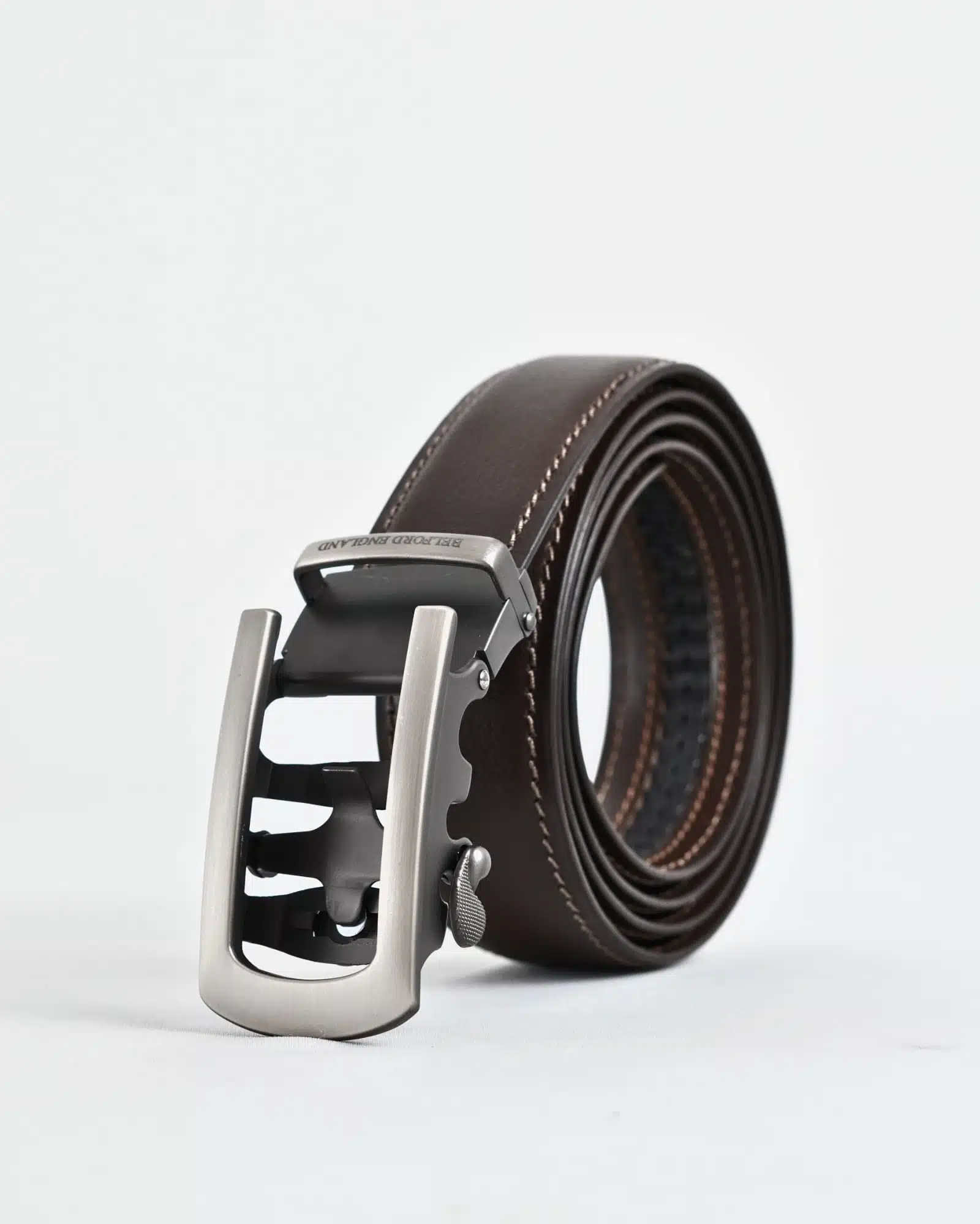 Oxford Men's Original Leather Belt  (Brown) - 28-44 - Image 2