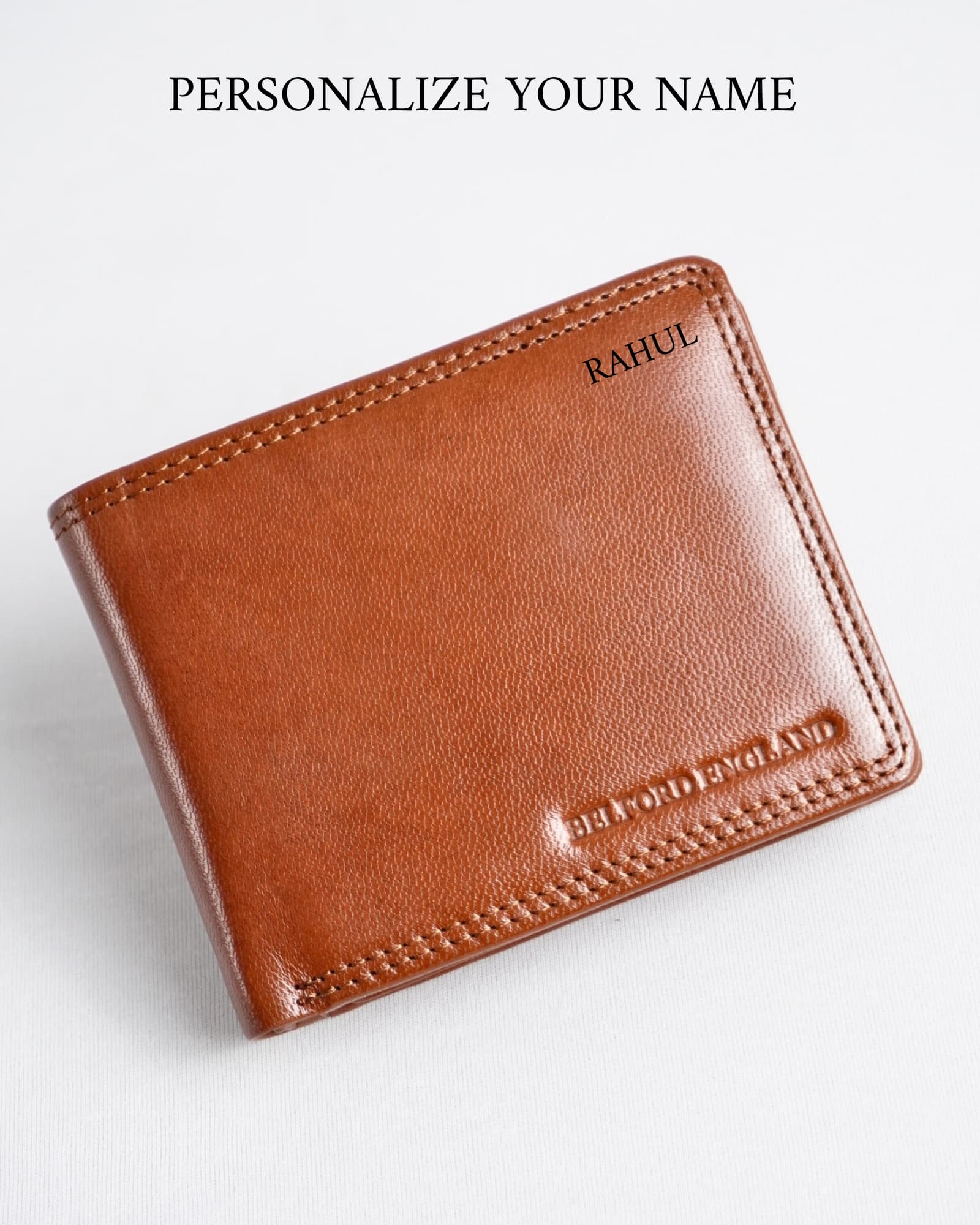 Gift For Men: Men's Personalized   Leather Wallet & Card Holder | Luxury Gift for Him (Birthday, Anniversary & Marriage) - Image 2