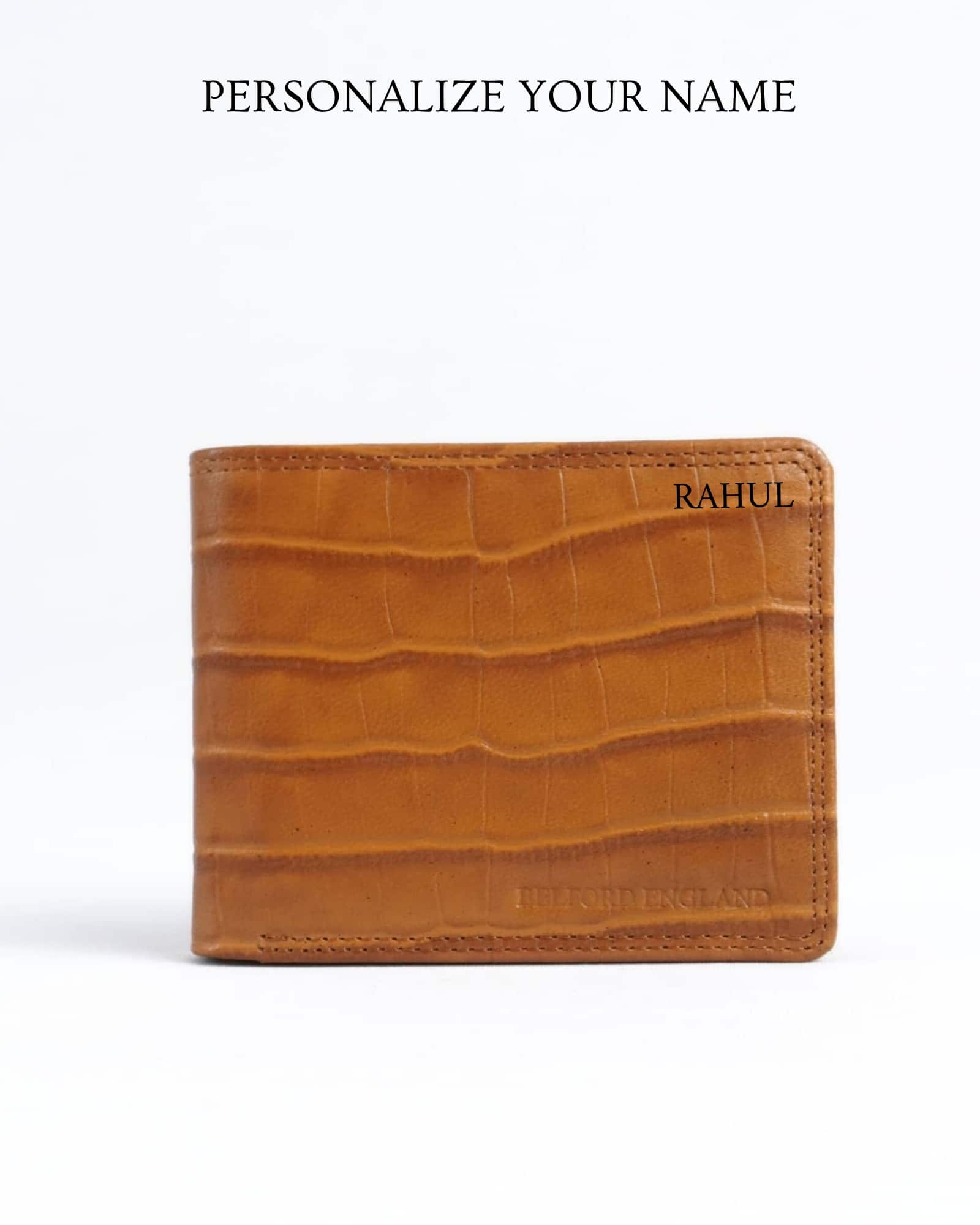 Gift For Men: Men's Personalized Leather Wallet | Luxury Gift for Him (Birthday, Anniversary & Marriage) - Image 3