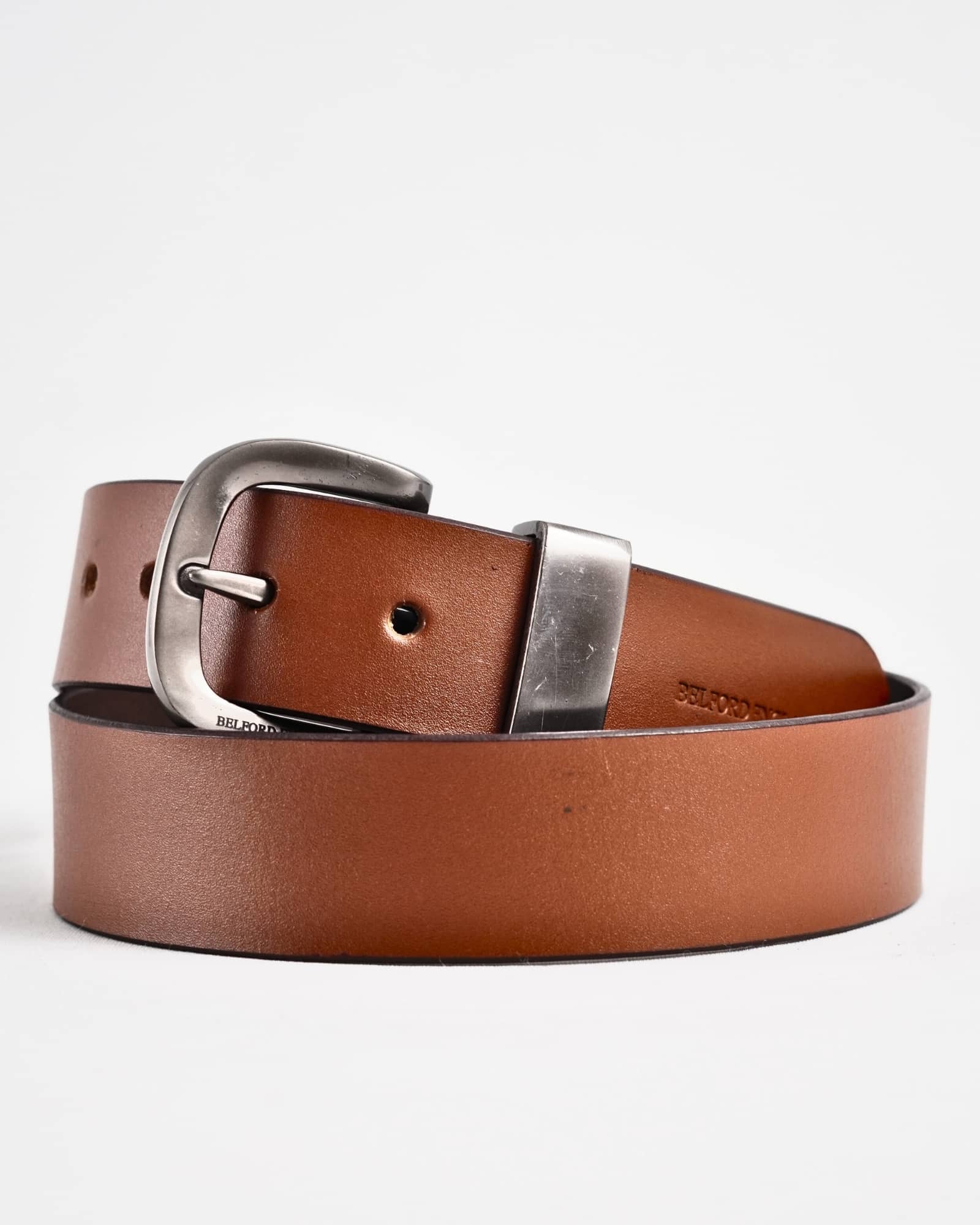 Jordan Men's Original Leather Belt  (Tan) - 28-44 - Image 2