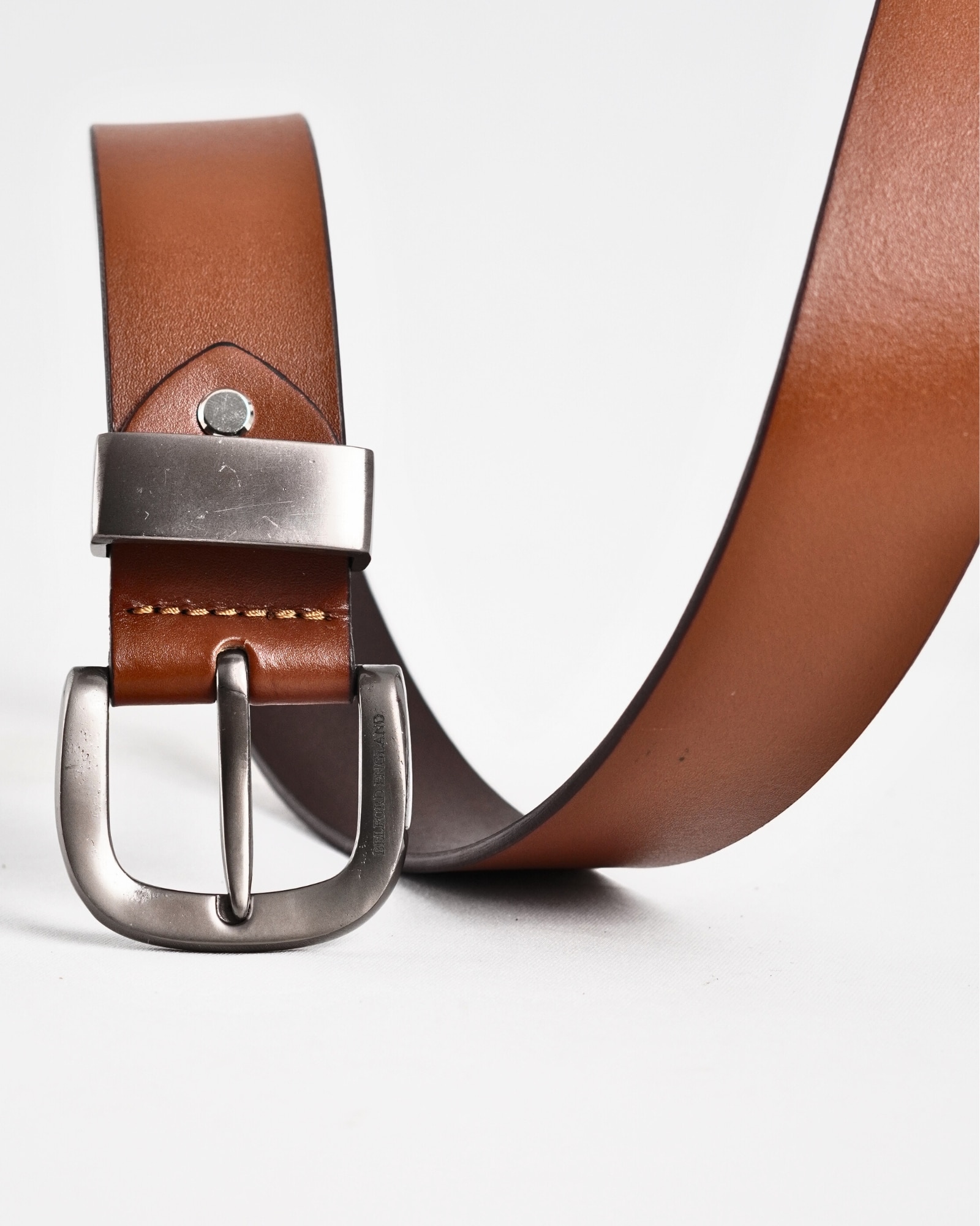 Jordan Men's Original Leather Belt  (Tan) - 28-44 - Image 3