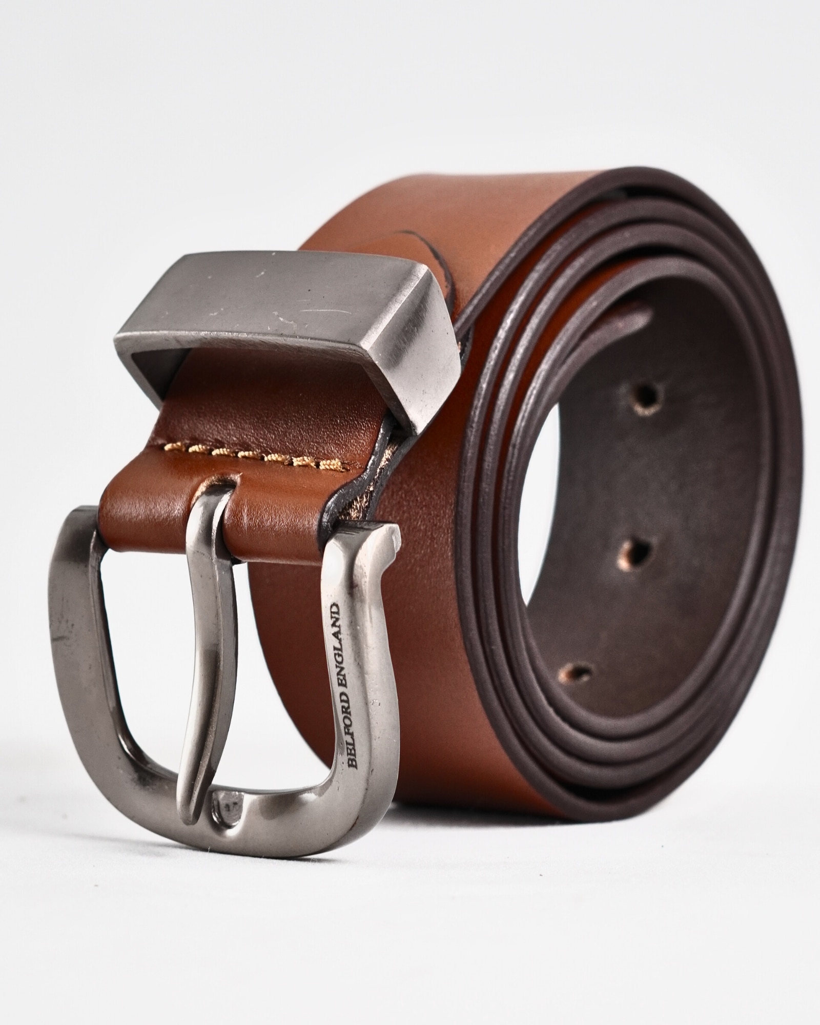 Jordan Men's Original Leather Belt  (Tan) - 28-44 - Image 4