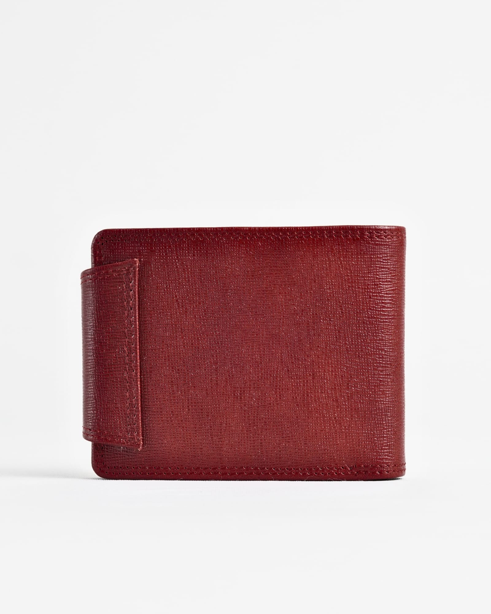 Derby - Men’s Original Leather Wallet (Saffiano Brown and Cherry Blend) - Image 6