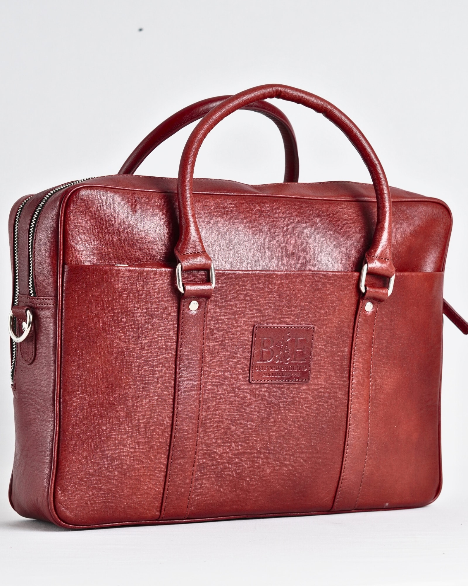 Executive Men's Original Leather Briefcase  (Saffiano) - Image 2