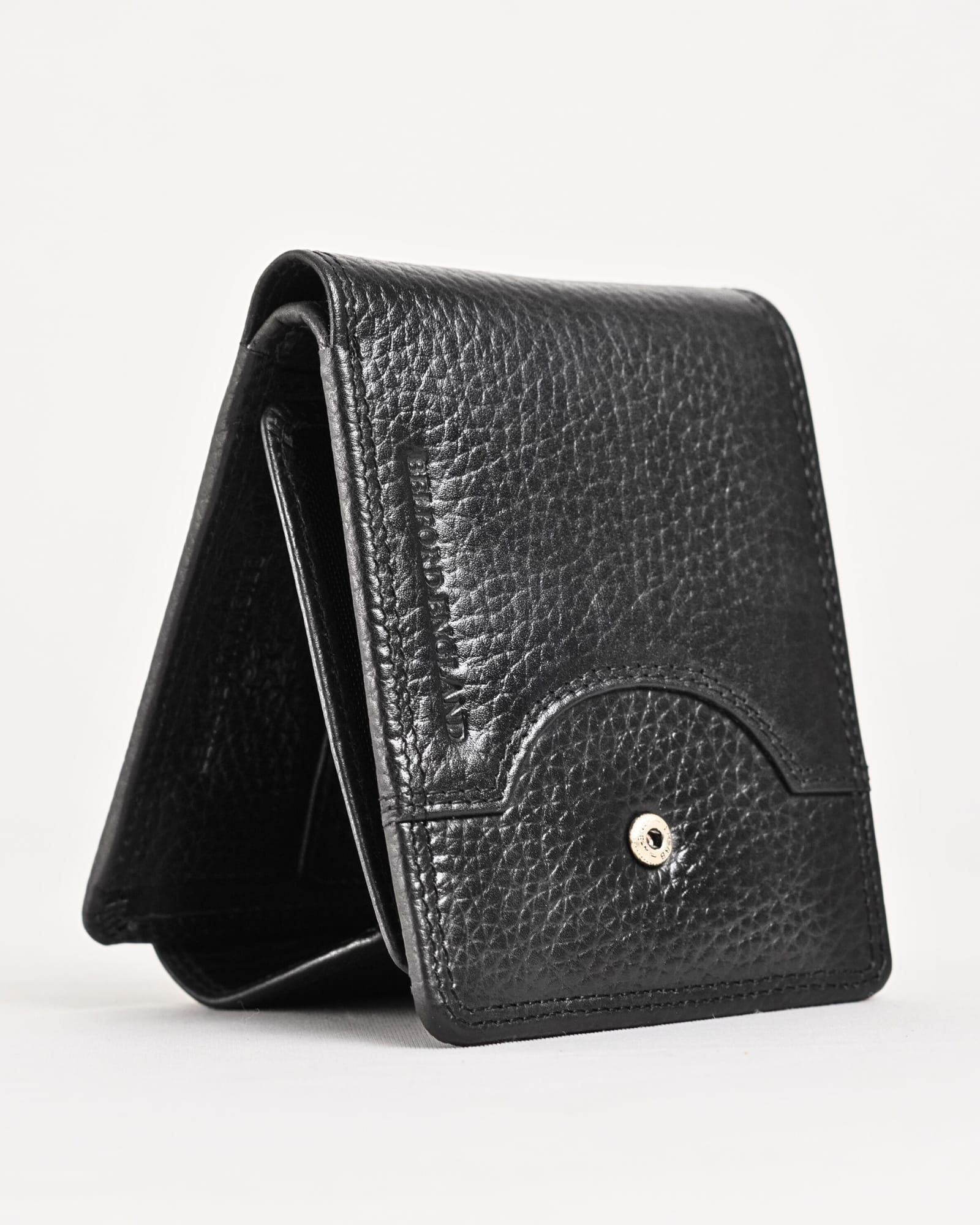 Derby - Men’s Original Leather Wallet (Jet Black) - Image 6