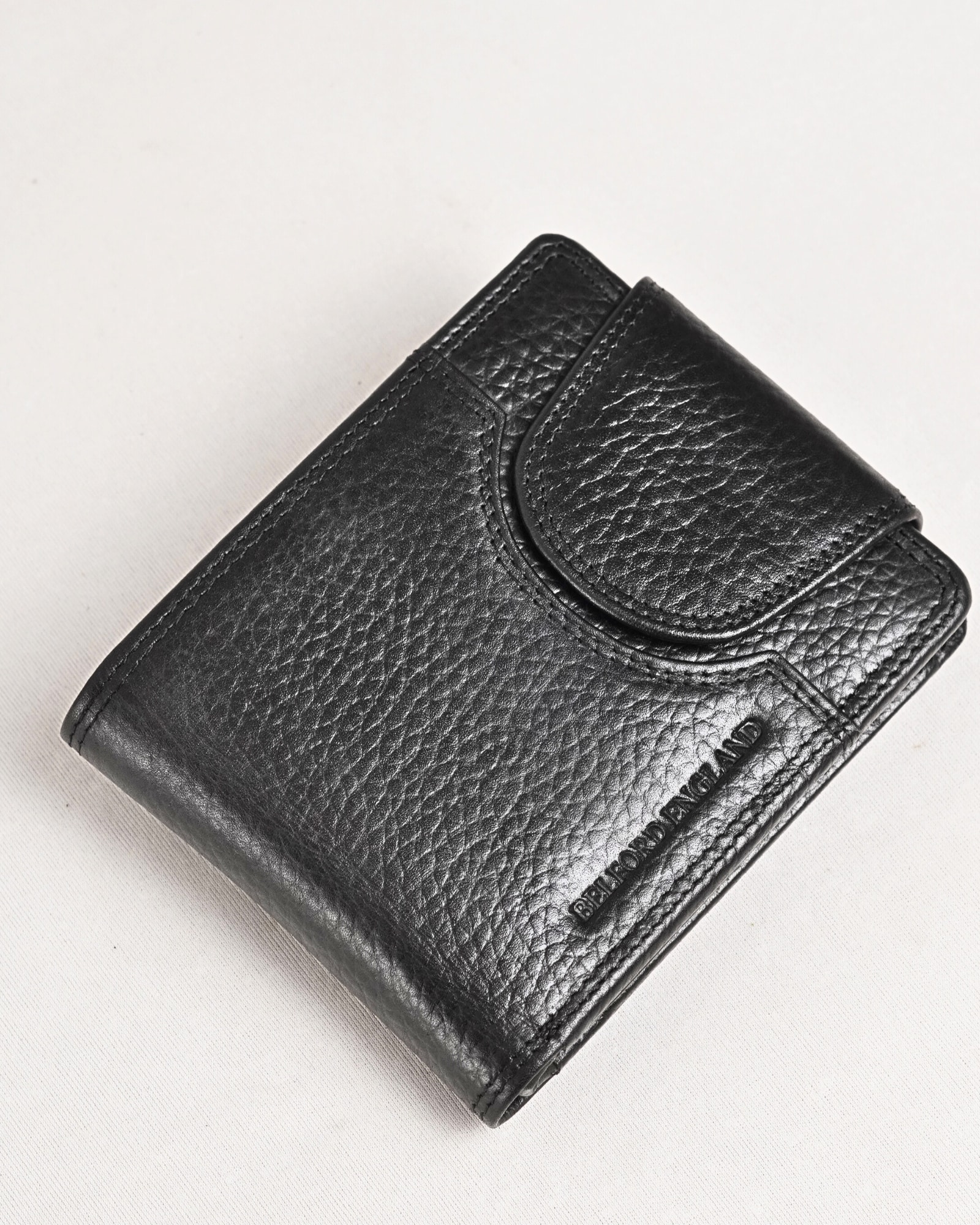 Derby - Men’s Original Leather Wallet (Jet Black) - Image 9