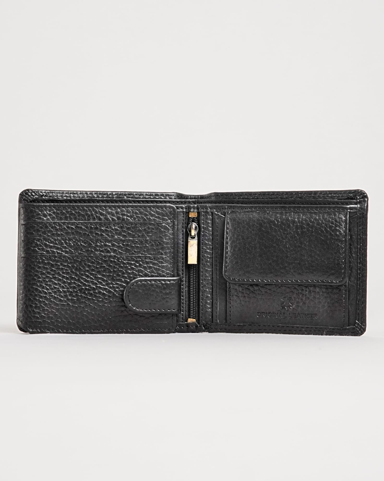 Cambridge - Men’s Original Leather Wallet (Posh Black) - Image 5
