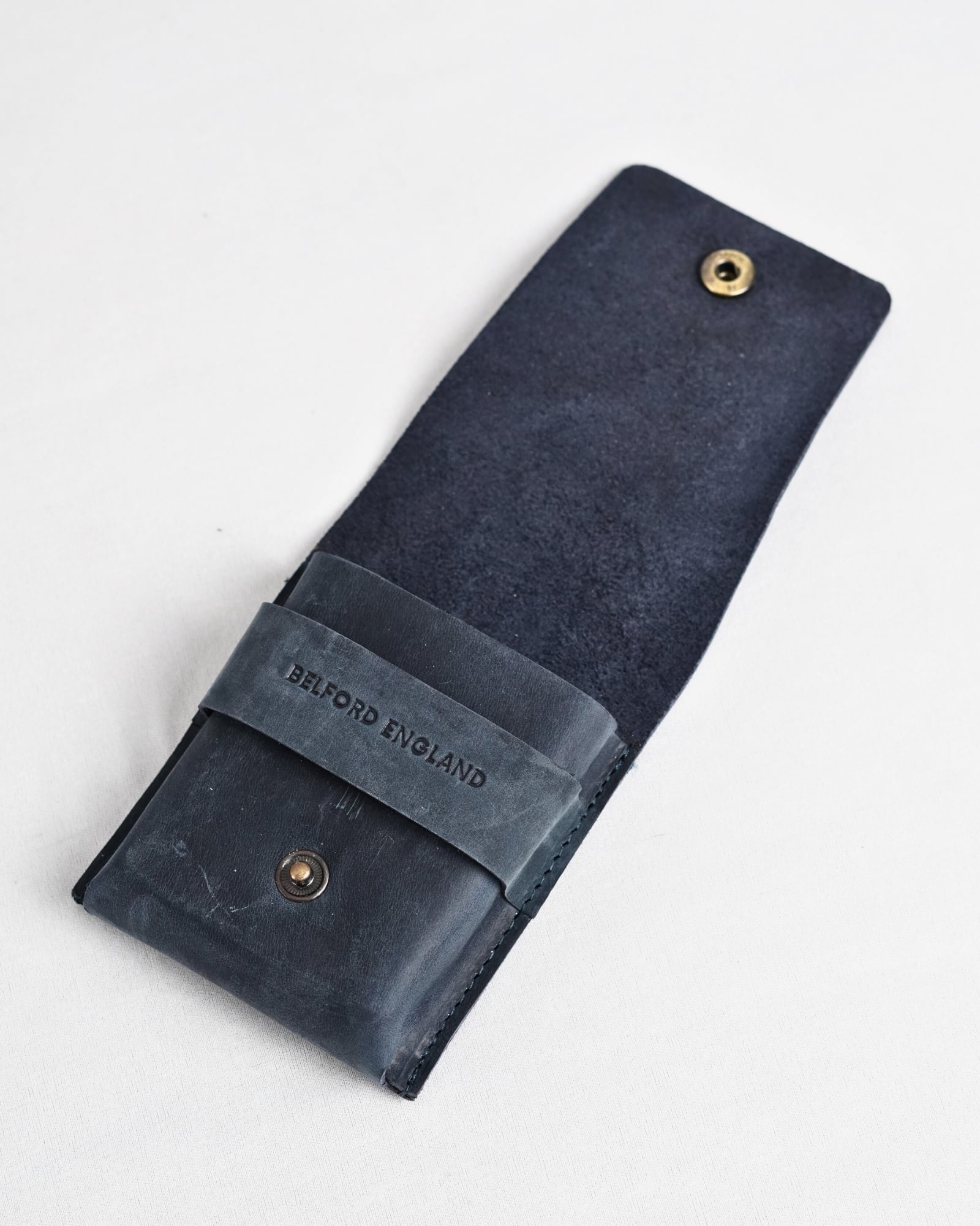 Bolton - Men’s Original Leather Wallet (Rugged Blue) - Image 4