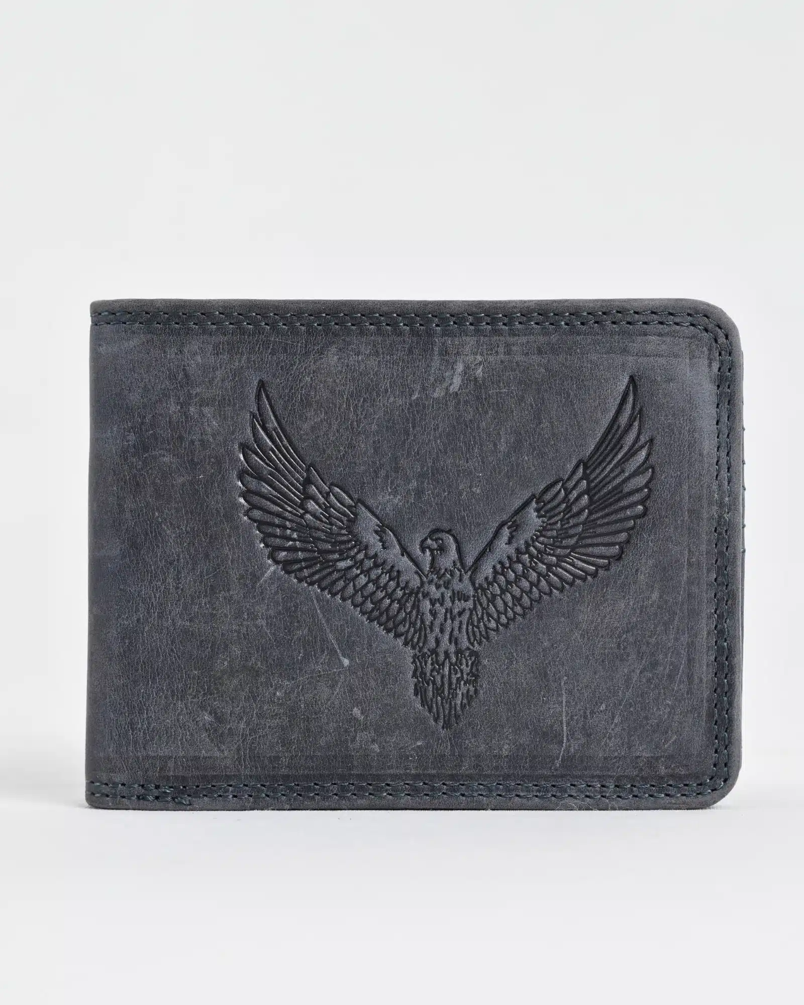 Cambridge (Limited Edition) Men’s Original Leather Wallet - Rugged Blue - Eagle