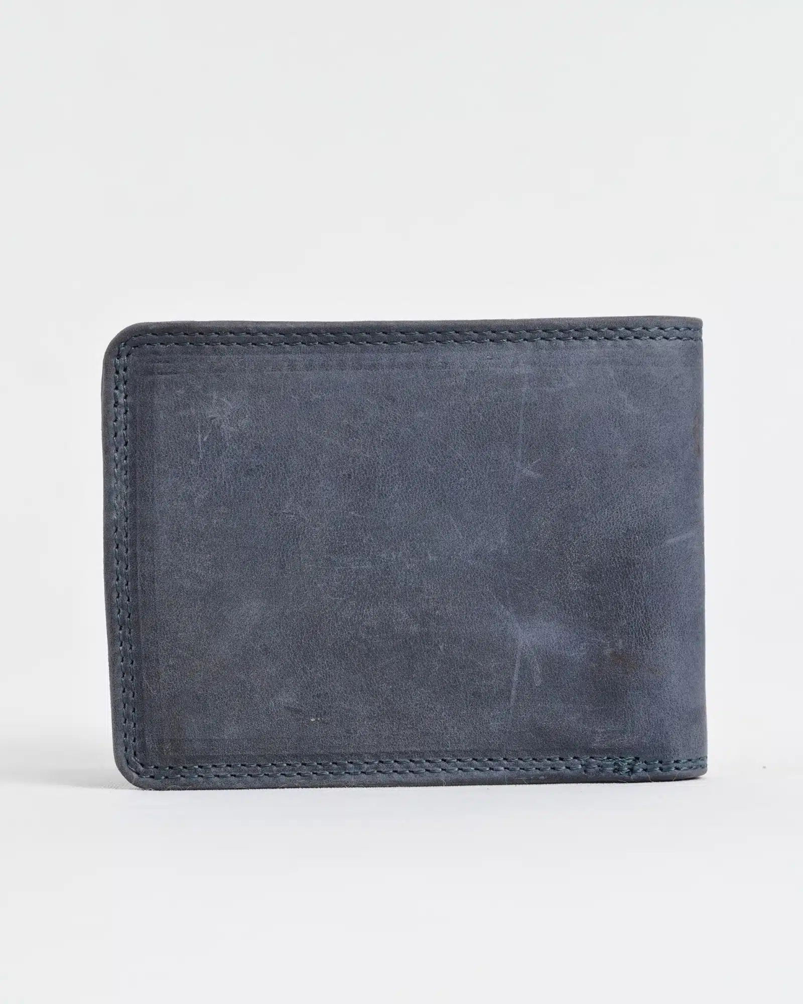 Cambridge - Men’s Original Leather Wallet (Rugged Blue) - Image 6