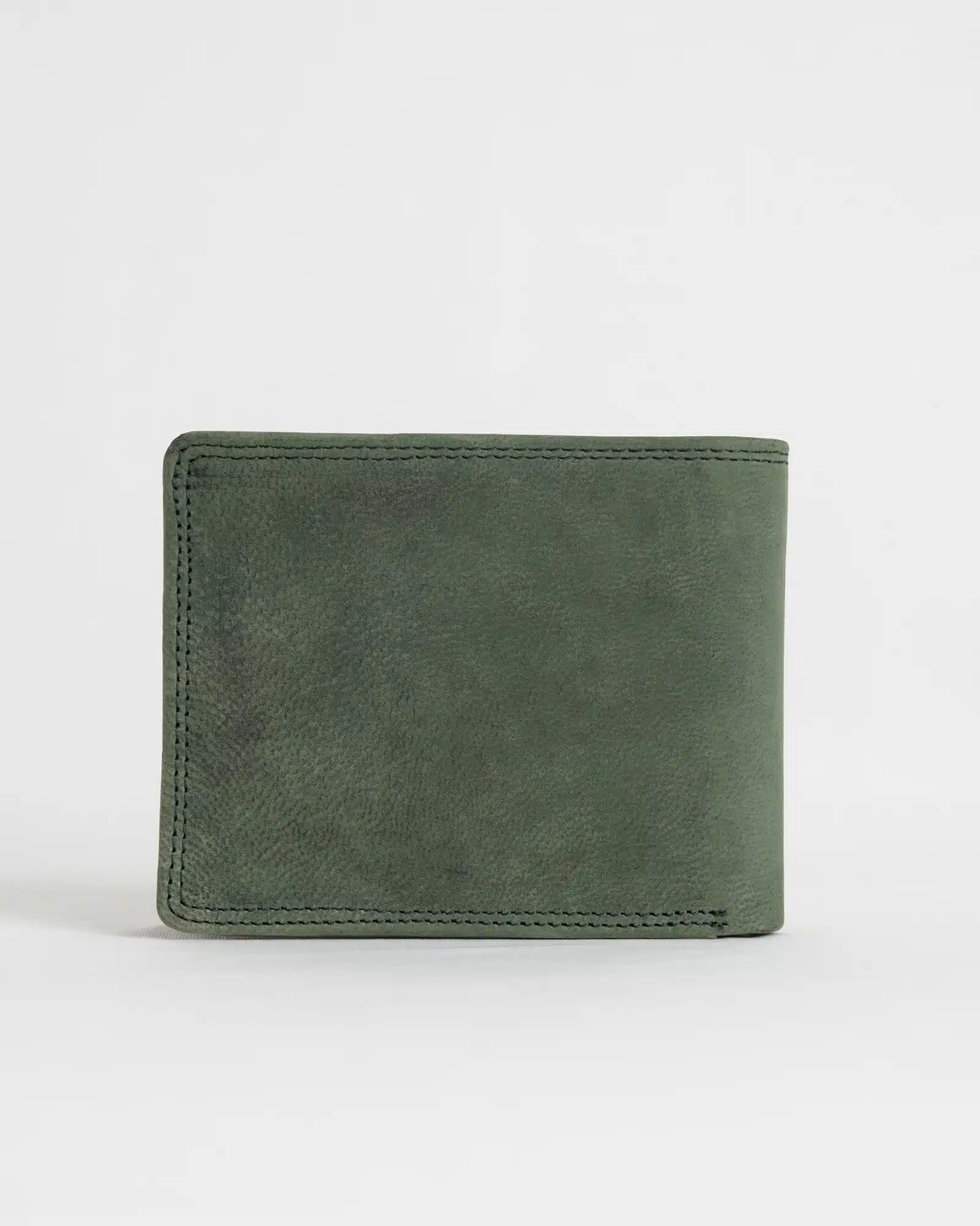 Cambridge - Men’s Original Leather Wallet (Rugged Series) - Green - Image 6