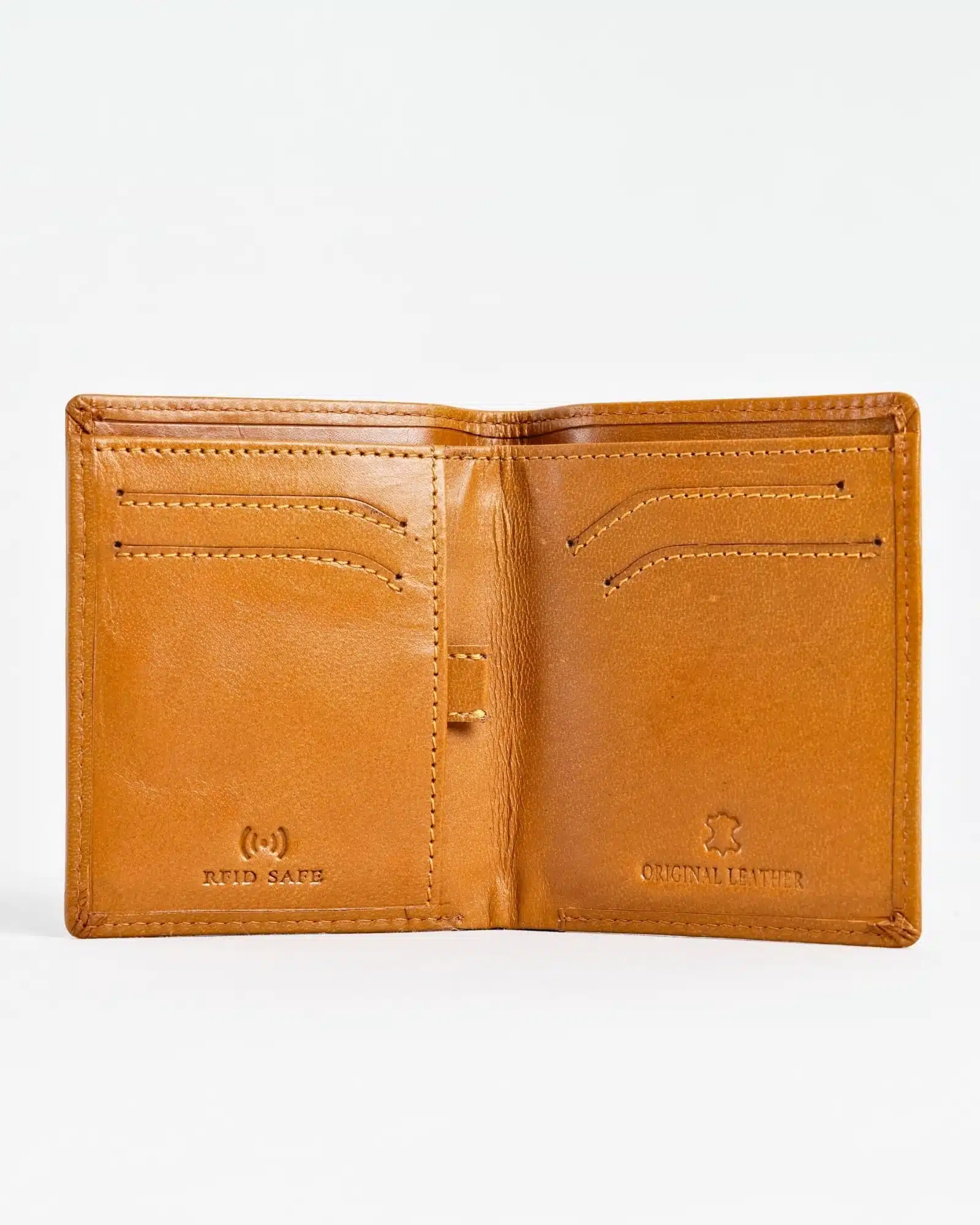 Florida (Sleek Series) - Men’s Original Leather Wallet (Luxury Tan)