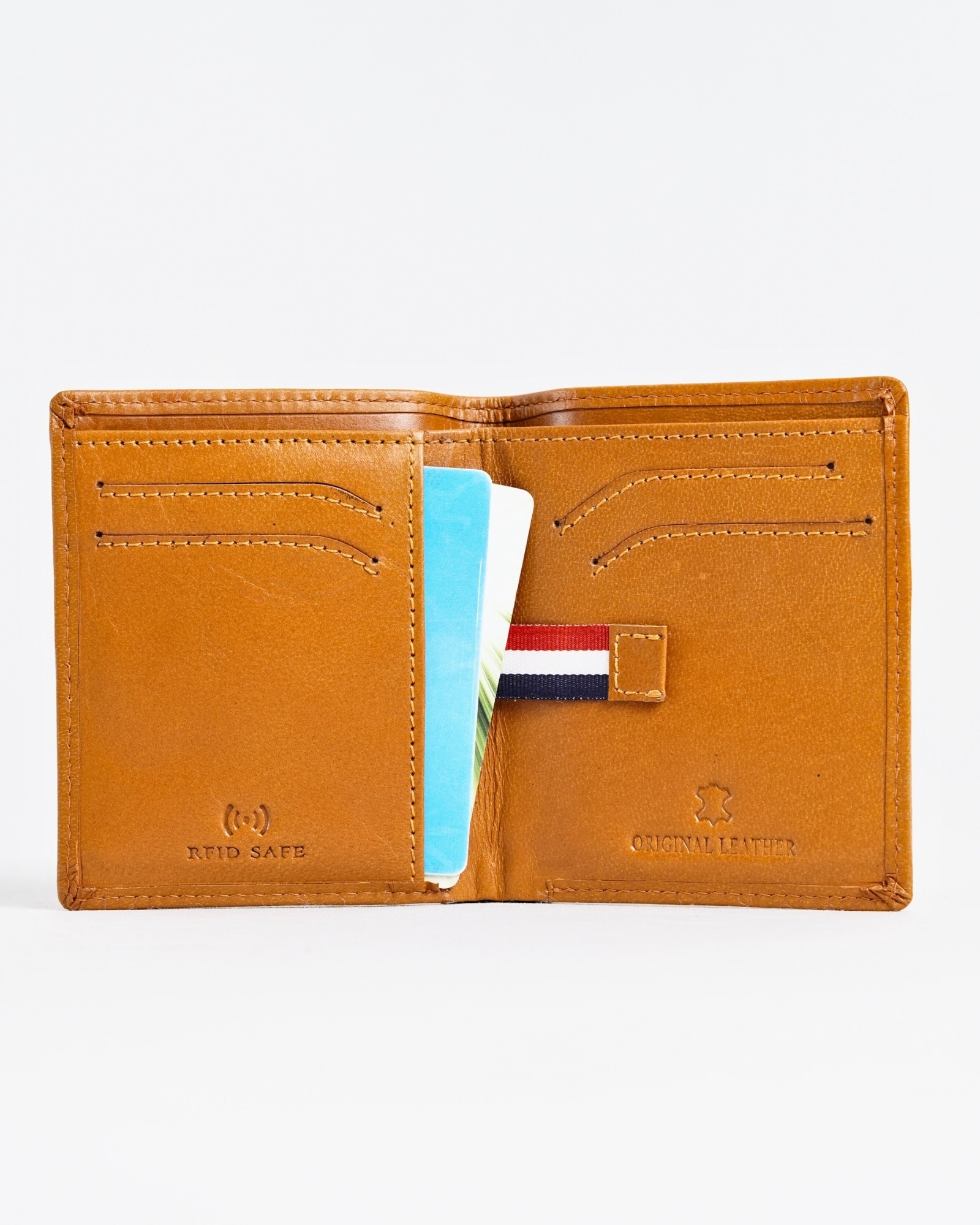 Florida (Sleek Series) - Men’s Original Leather Wallet (Luxury Tan) - Image 2