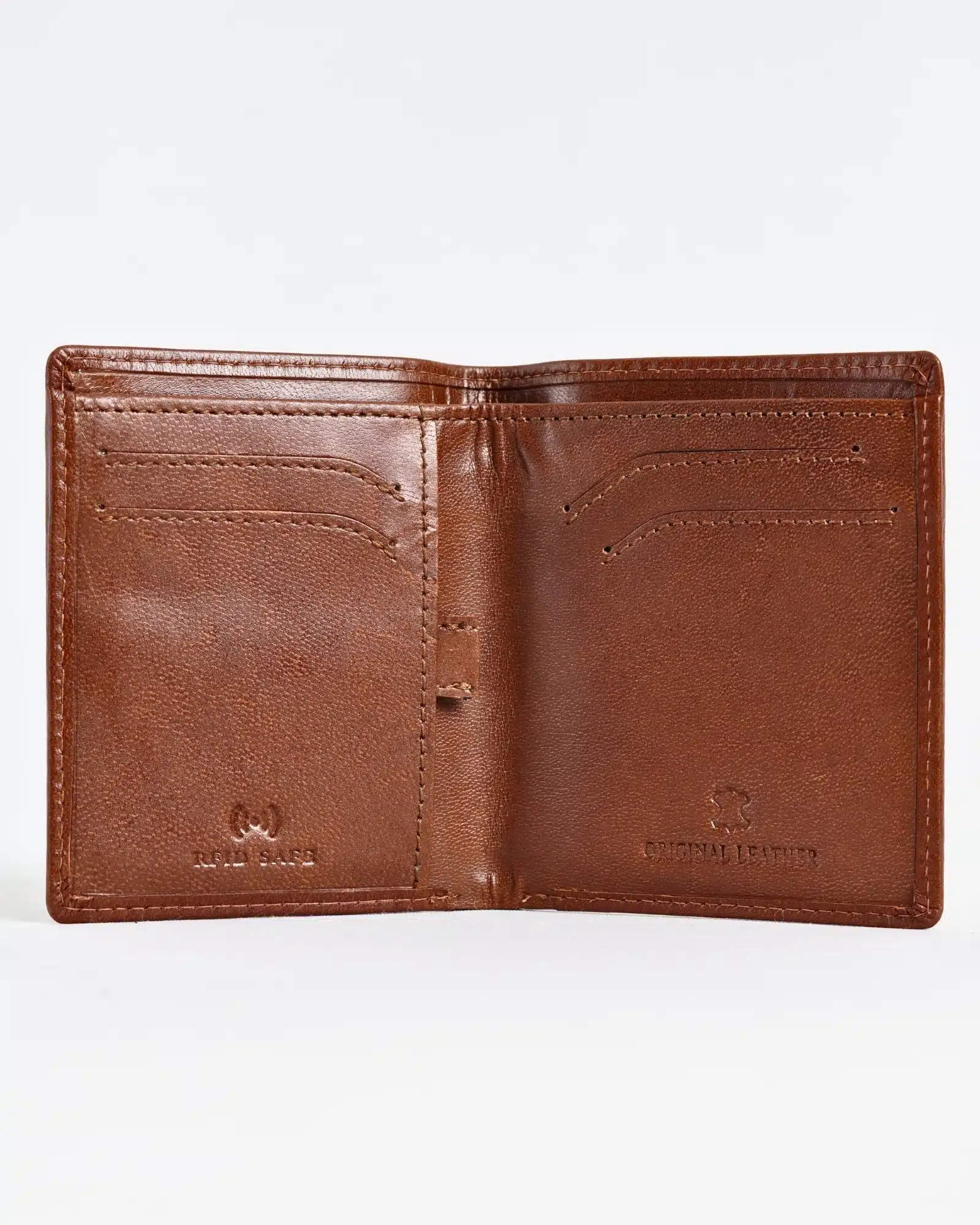 Florida (Sleek Series) - Men’s Original Leather Wallet (Rich Brown)