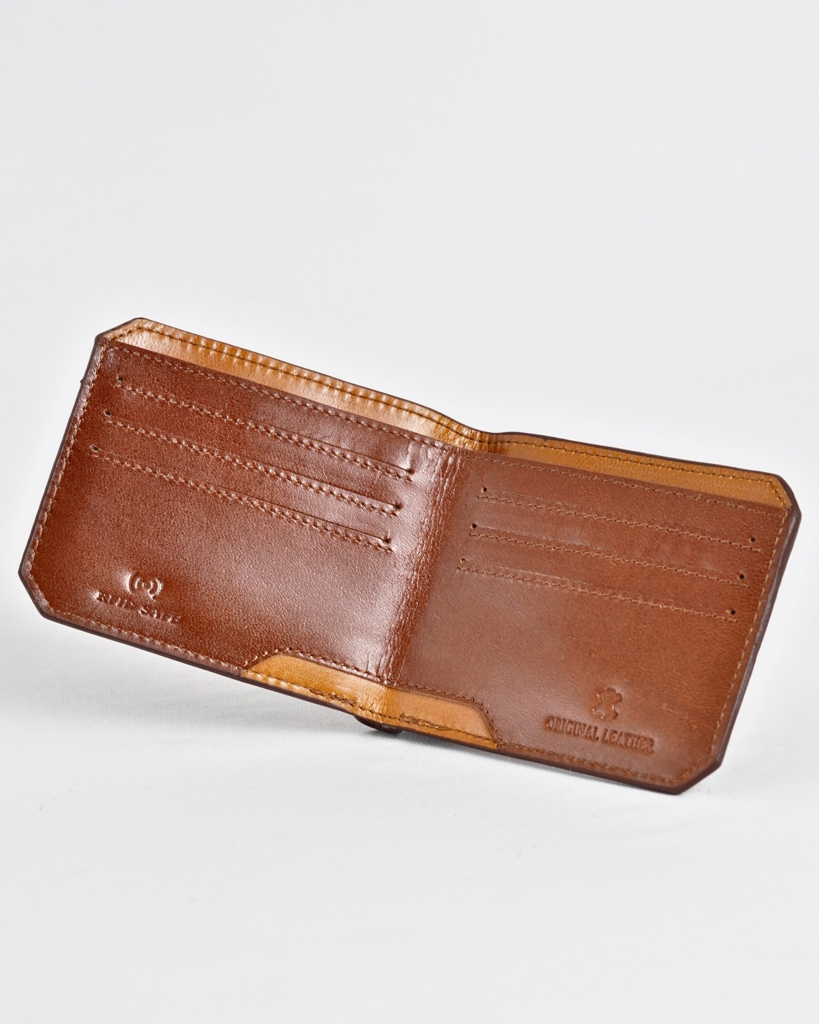 Miami (Sleek Series) - Men’s Original Leather Wallet (Rich Brown) - Image 2