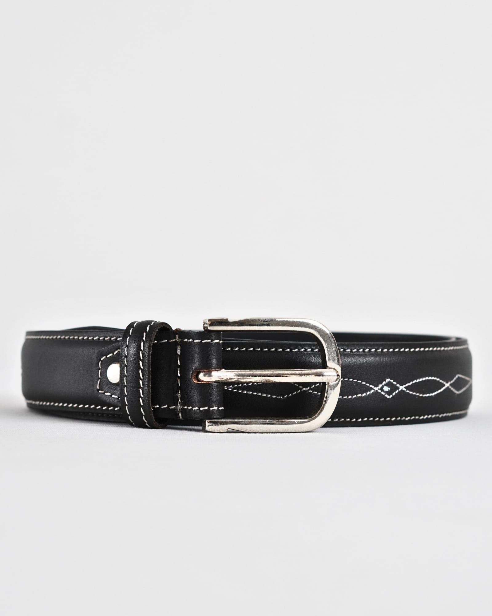 Nottingham Men's Original Leather Belt  (Luxury Black) - 28-44 - Image 2