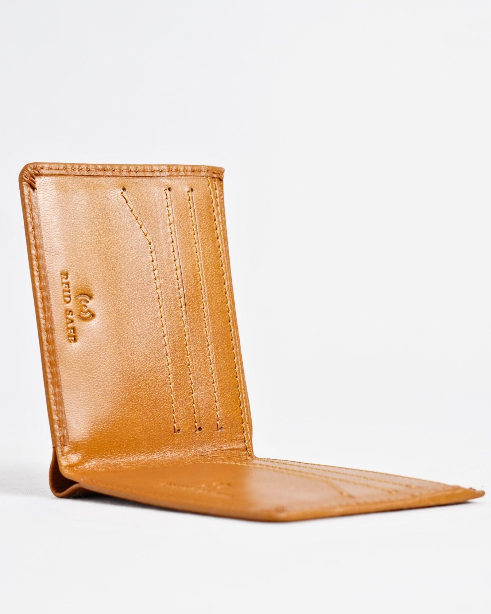 Texas (Sleek Series) - Men’s Original Leather  Wallet (Luxury Tan) - Image 5
