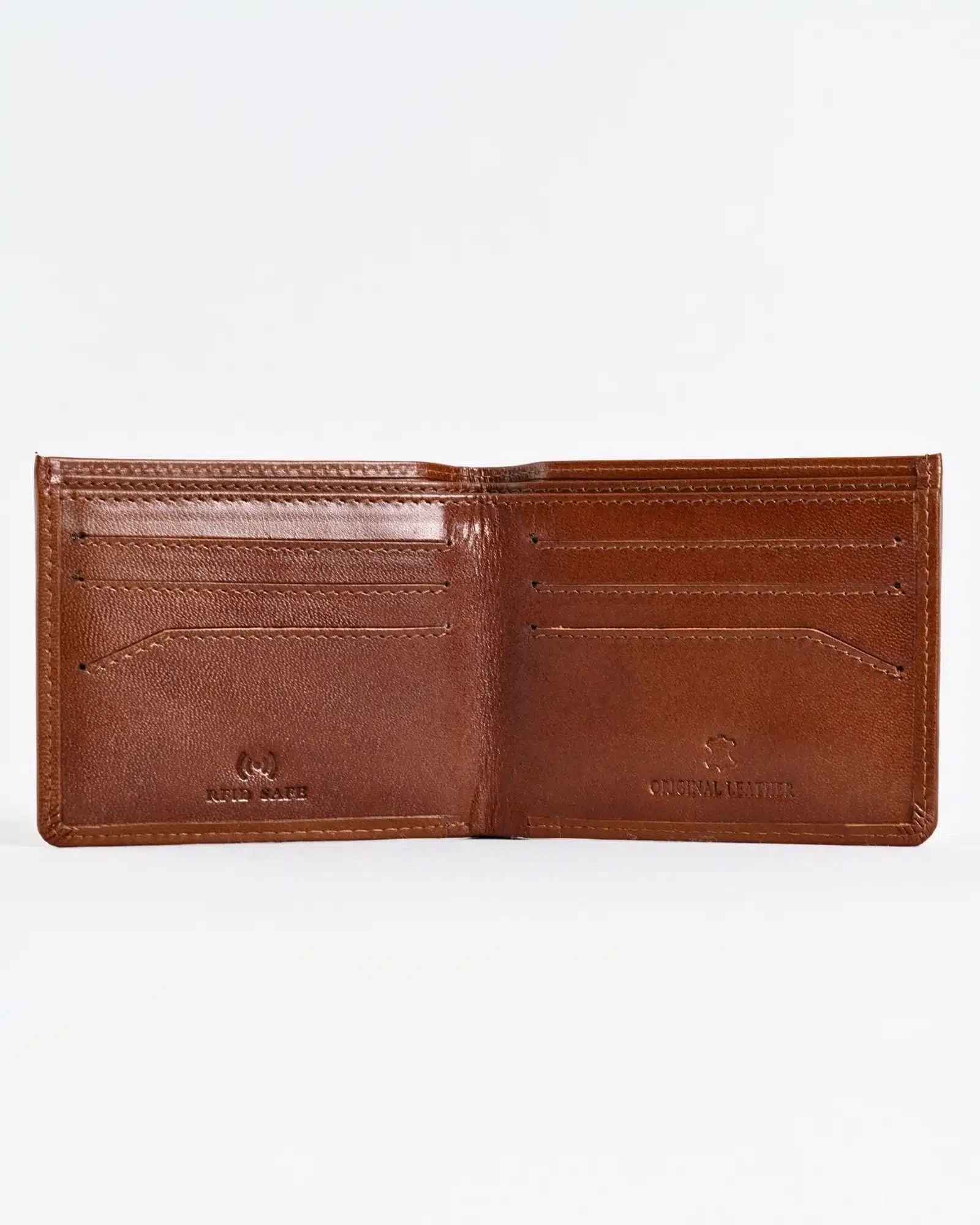 Texas (Sleek Series) - Men’s Original Leather Wallet (Rich Brown)