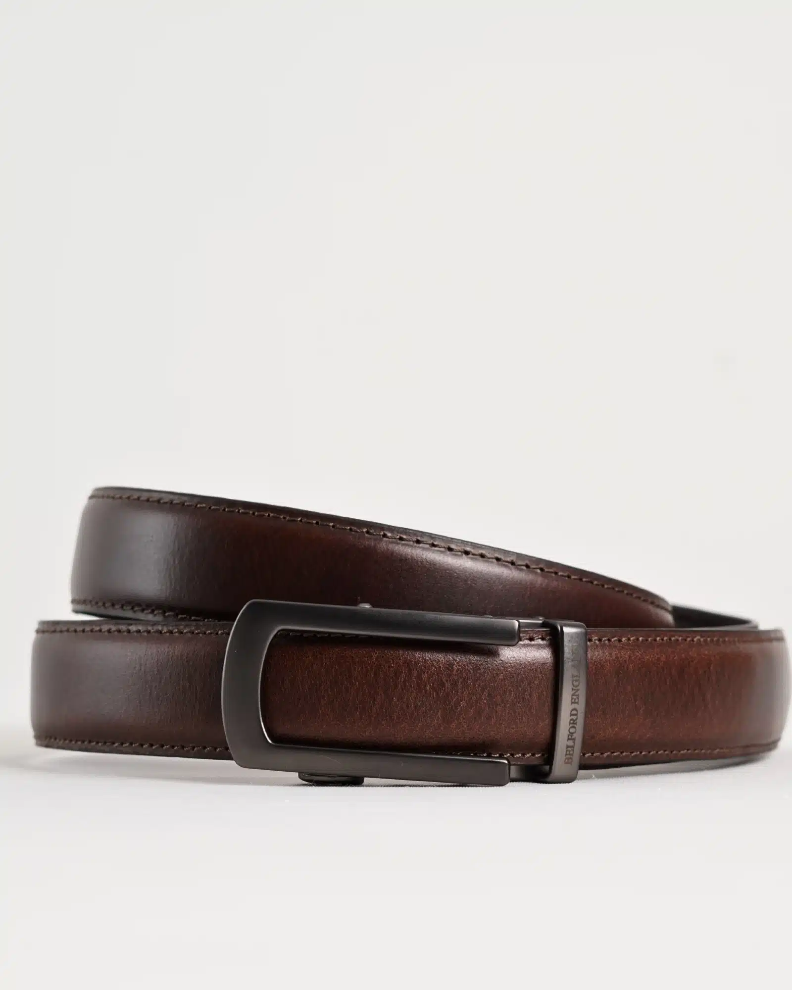 Oxford Men's Original Leather Belt  (Brown & Tan Blend) - 28-44