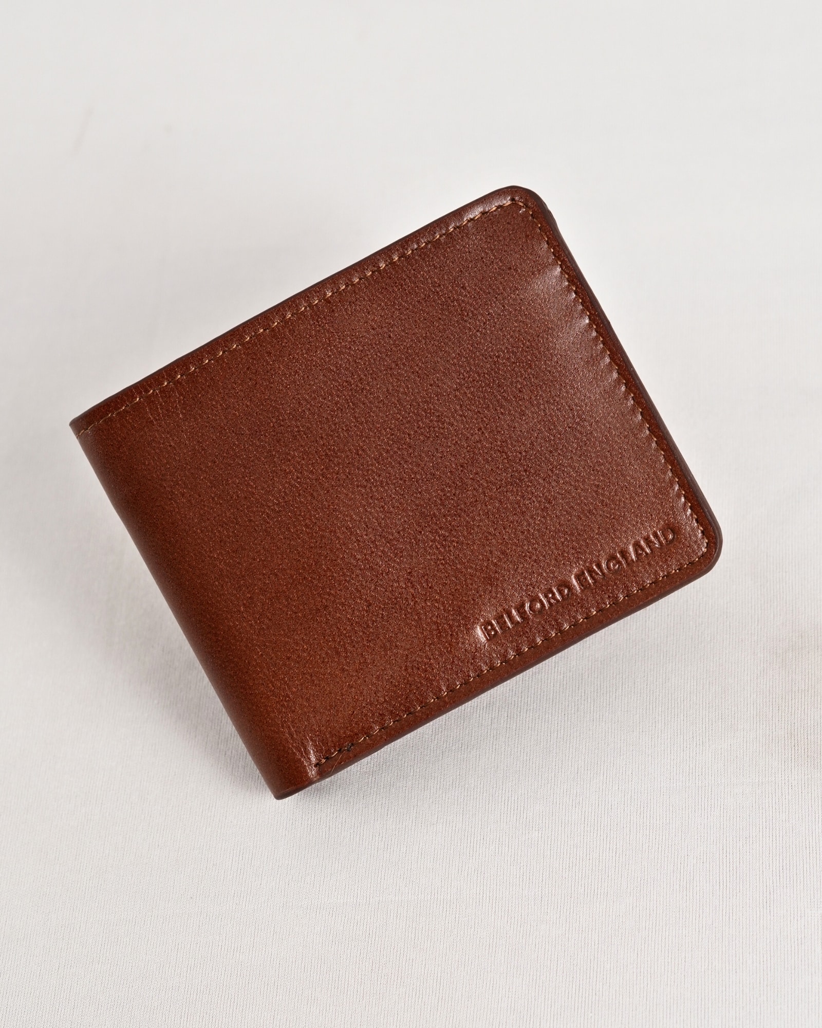 Broadway (Sleek Series) - Men’s Original Leather Wallet (Lux Brown) - Image 4